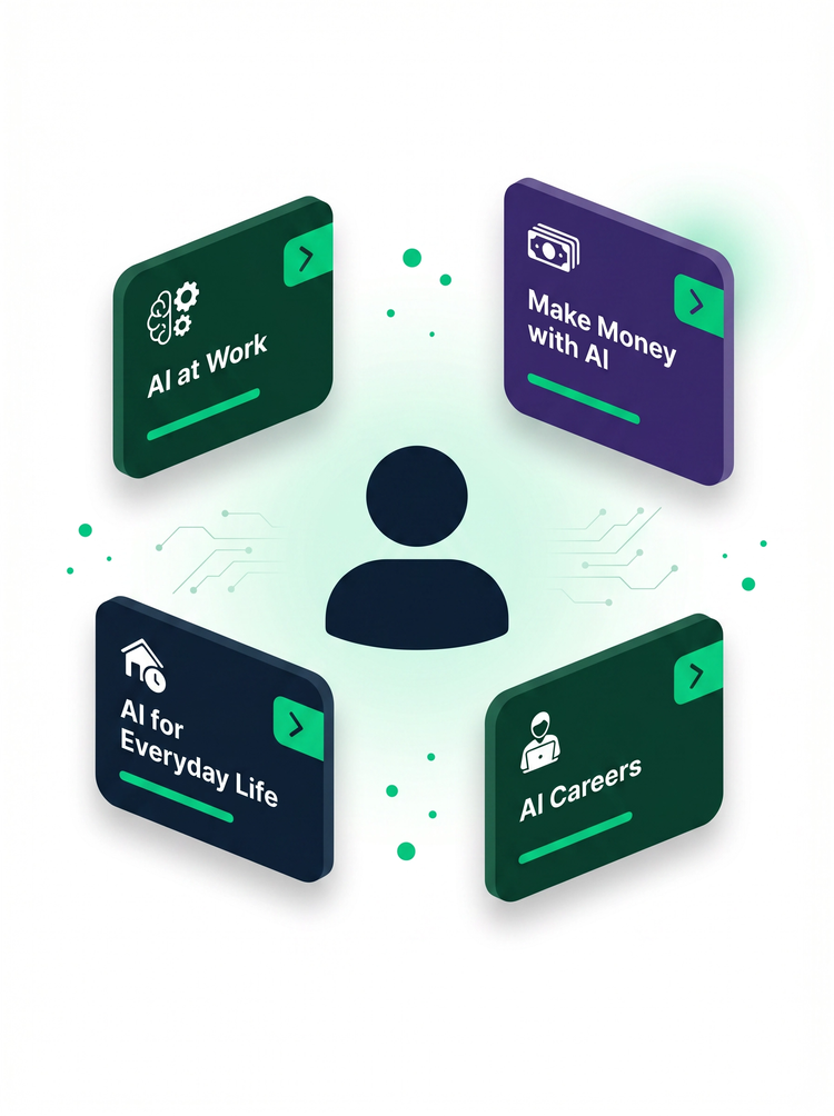 Use AI — AI at Work, Make Money with AI, AI Careers