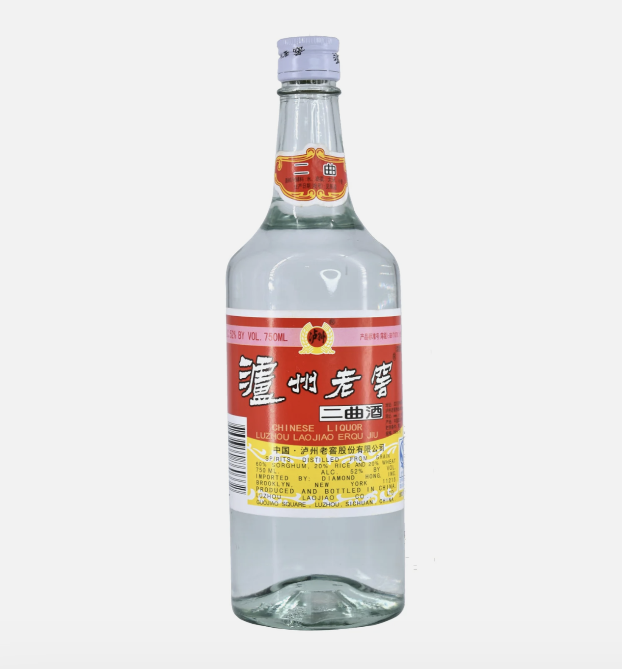 LUZHOULAOJIAO ERQU 750ML 泸州老窖二曲