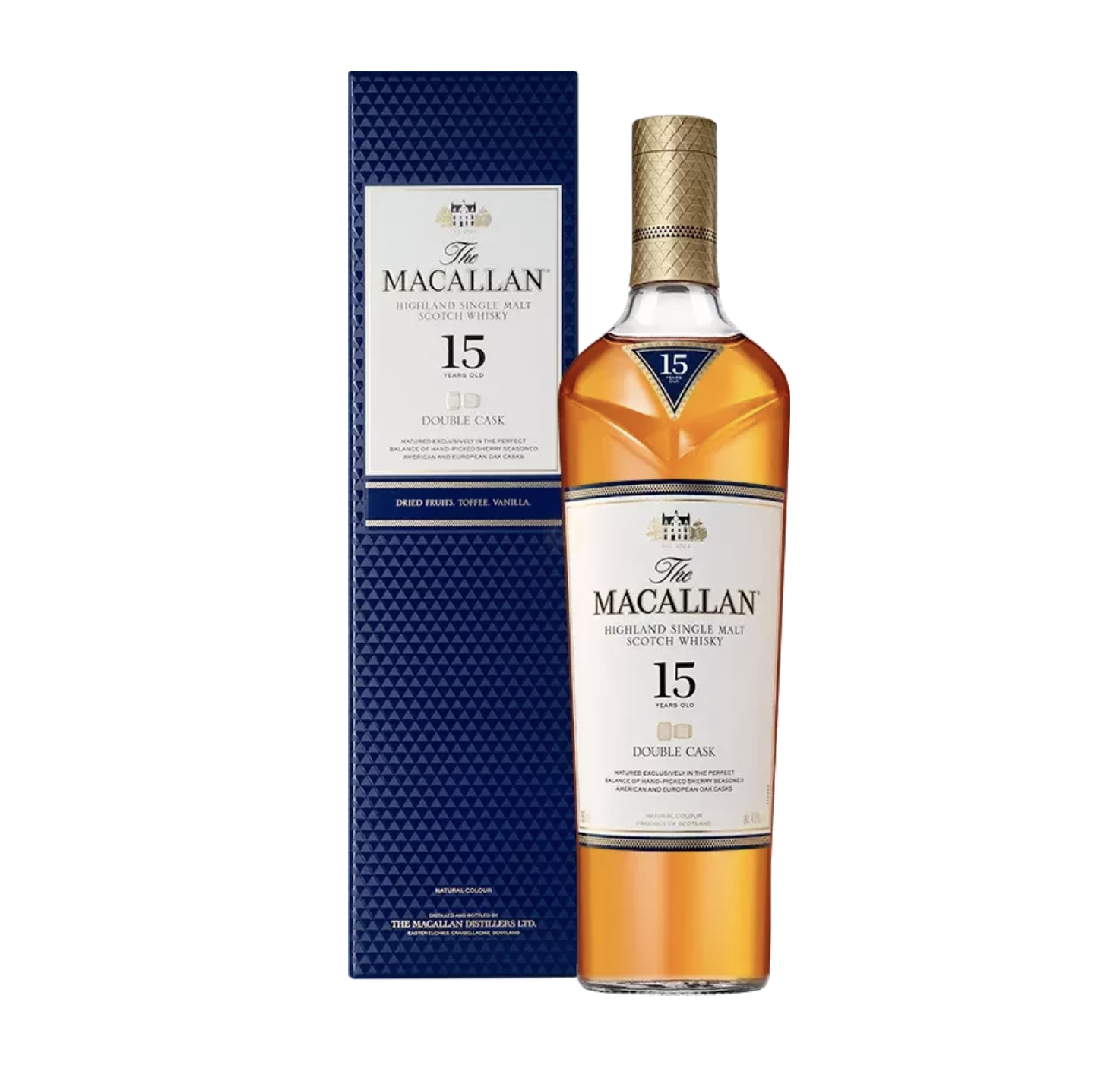 MACALLAN SCOTCH SINGLE MALT DOUBLE CASK 15YR