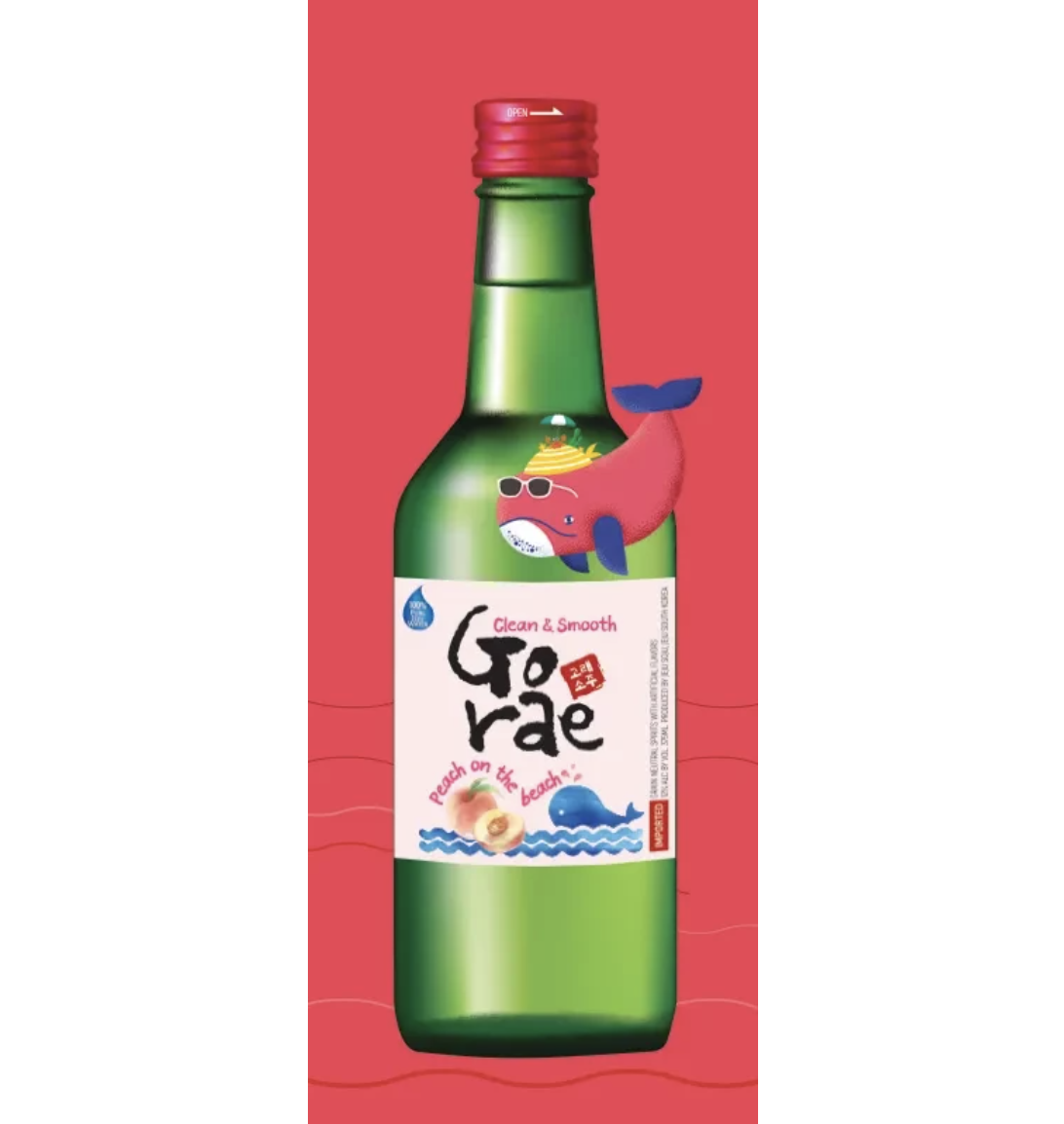 GORAE SOJU C&S PEACH ON THE BEACH