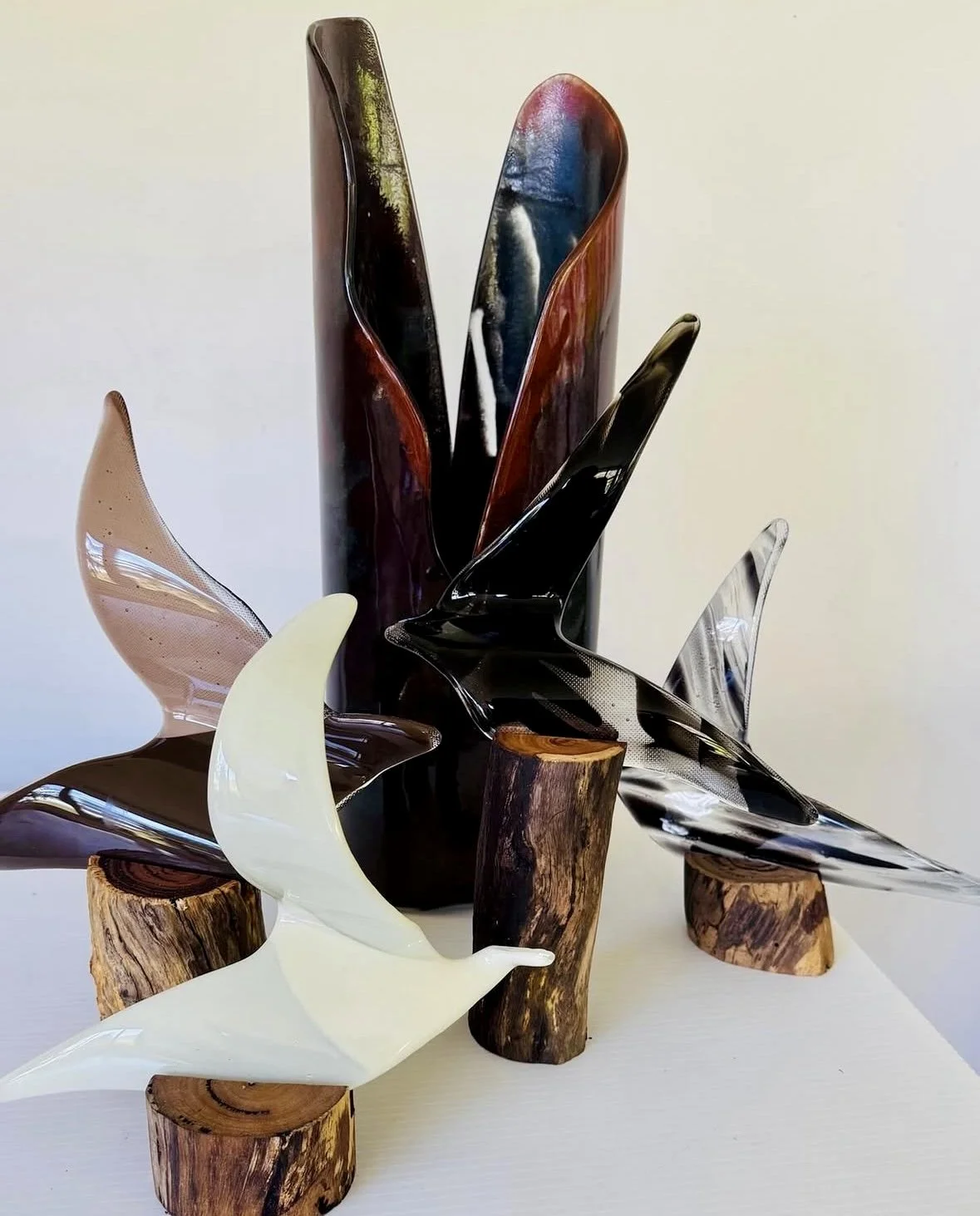 Rose Burke, glass art