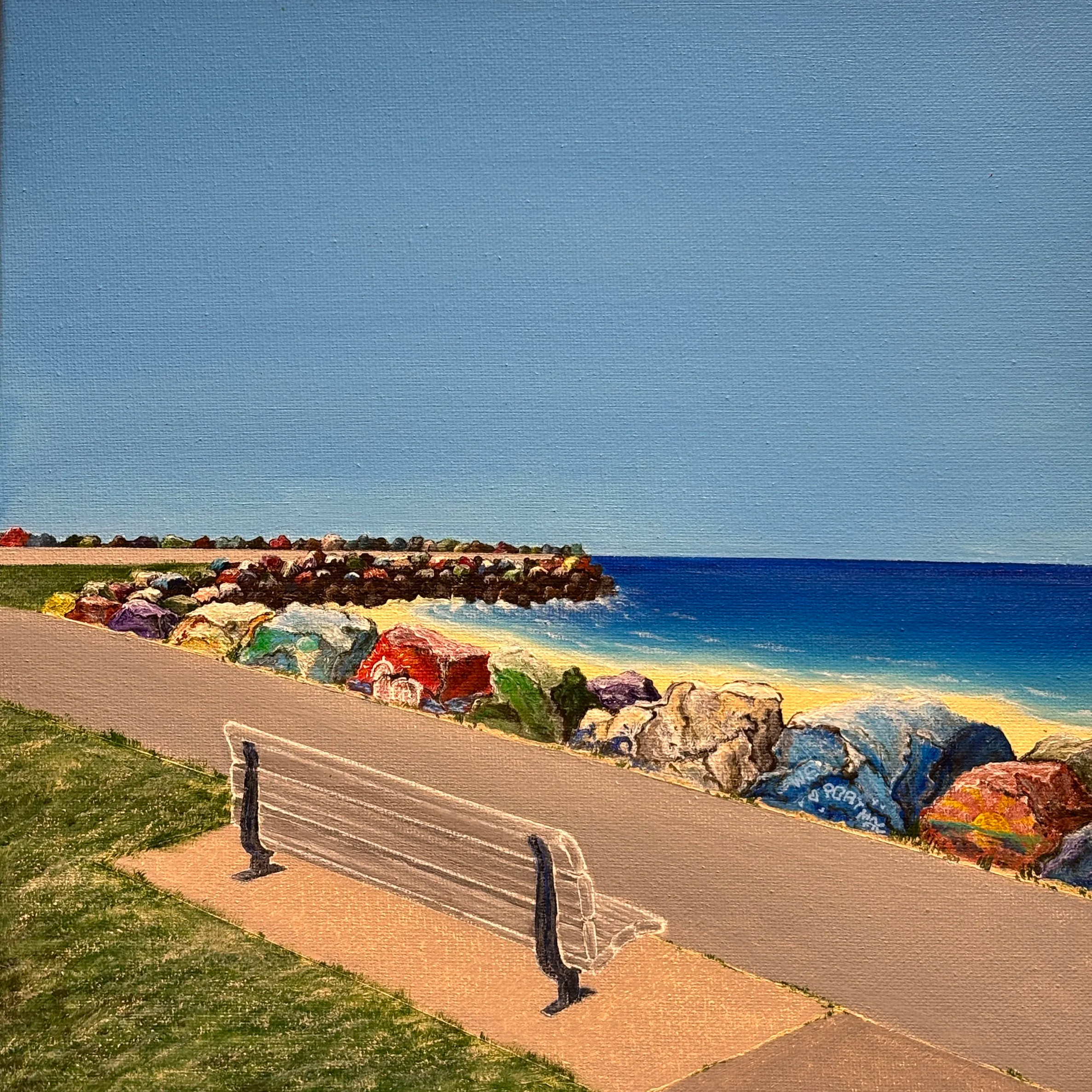 Luke Baker, Quiet Reflection, Port Macquarie Breakwall