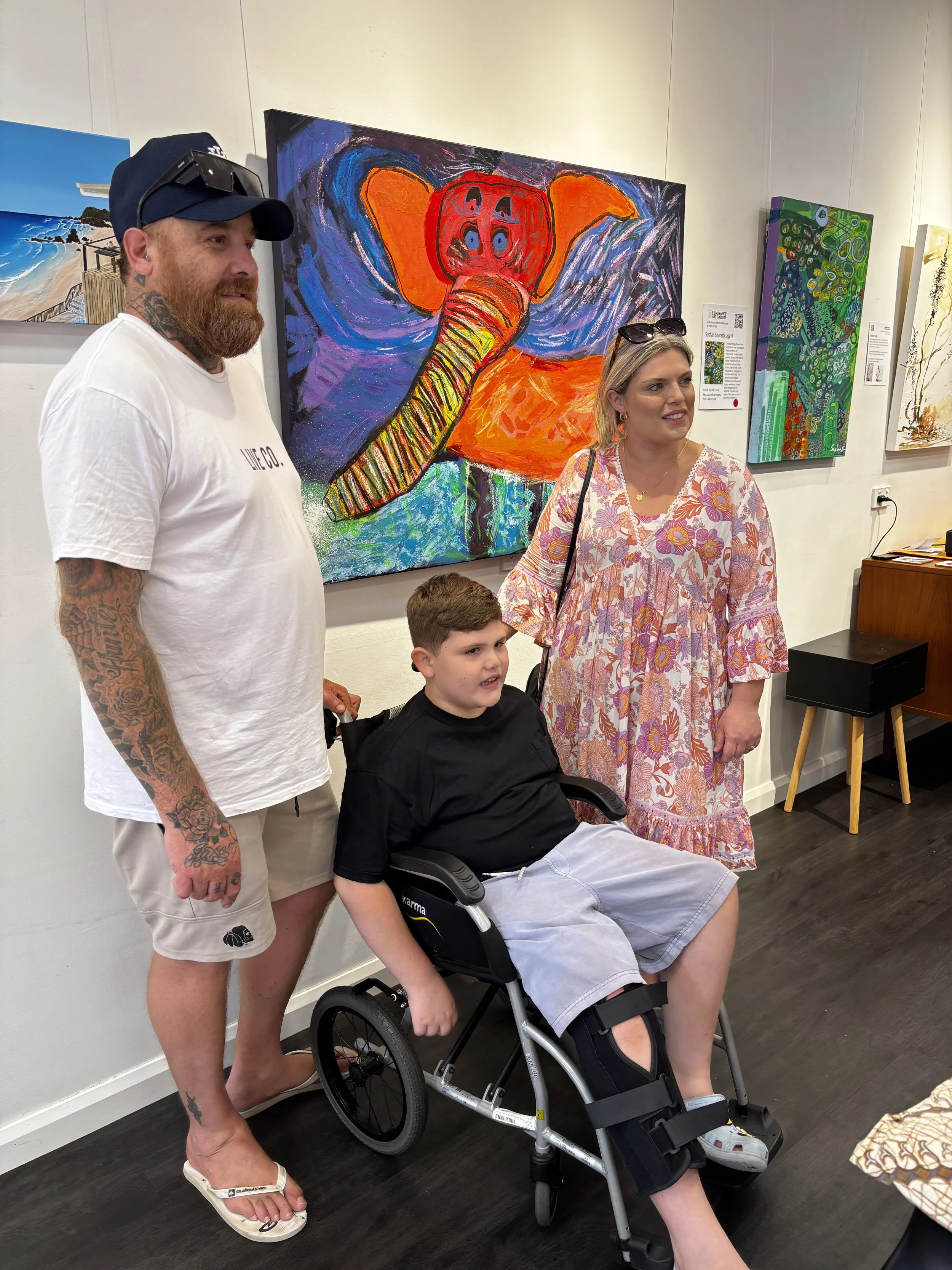 Jaxon Goodwin and family