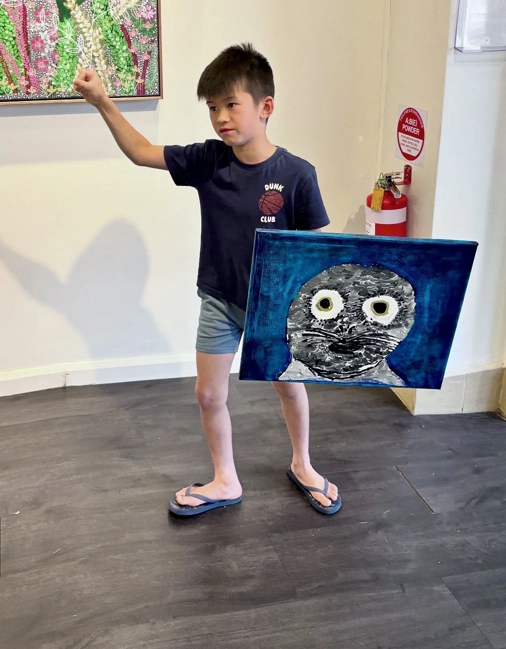 Xavie Siah with Seal That Never Gives Up