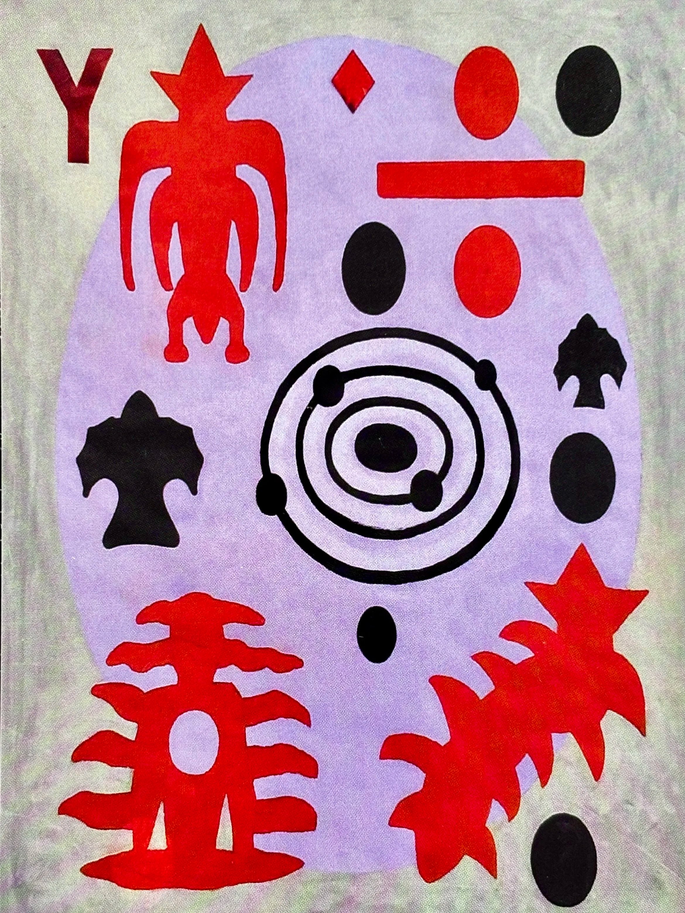 Stephen Killick, Reading The Future II, 2025, acrylic on Fabriano paper, 120cm x 120cm.