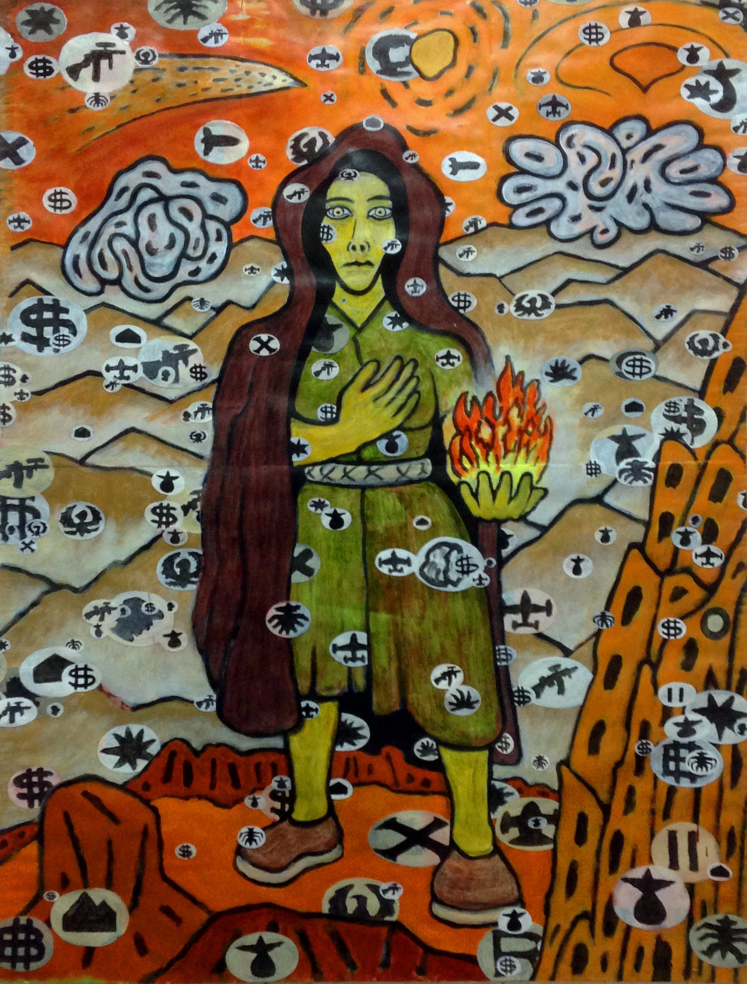 Stephen Killick, Hope, 150cm x 120cm.