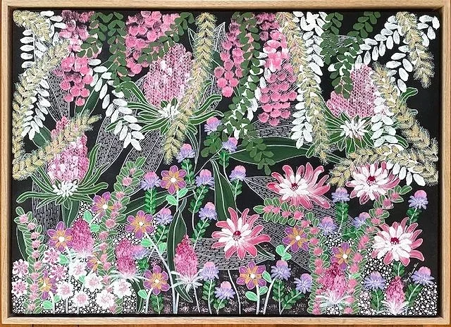 Kay Thurston painting, Blushing