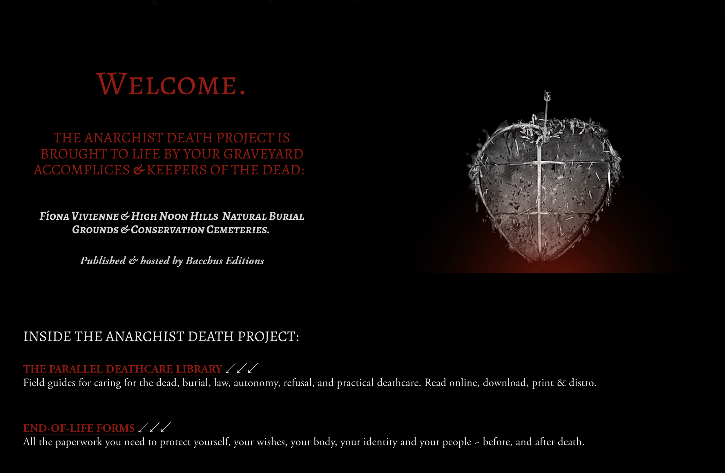 Anarchist Burial &amp; That Skeleton Key: Death Project Updates