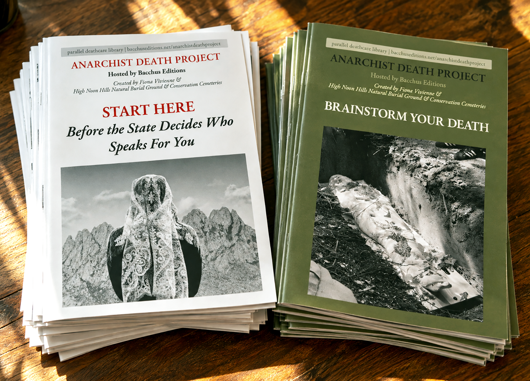 Let’s Plan Your Death, Anarchists. Free Zines Added, Updates on The Death Project..