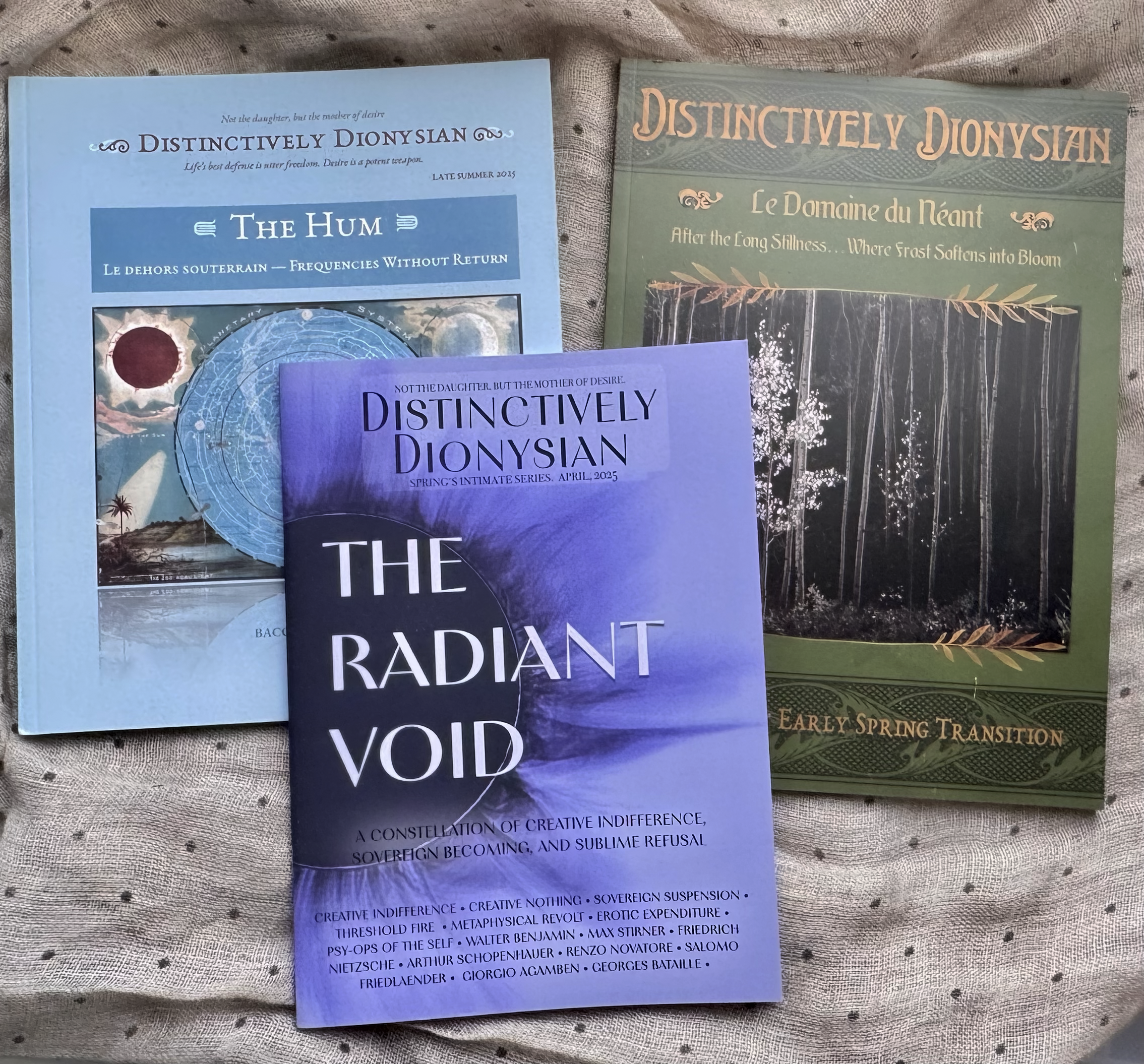 The Polemical Interlude: Three Issues of Distinctively Dionysian