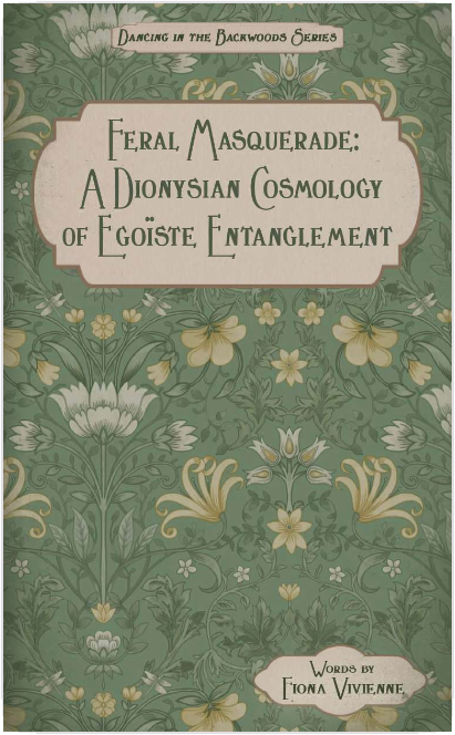Book I: Feral Masquerade, A Dionysian Cosmology. (Dancing in the Backwoods)
