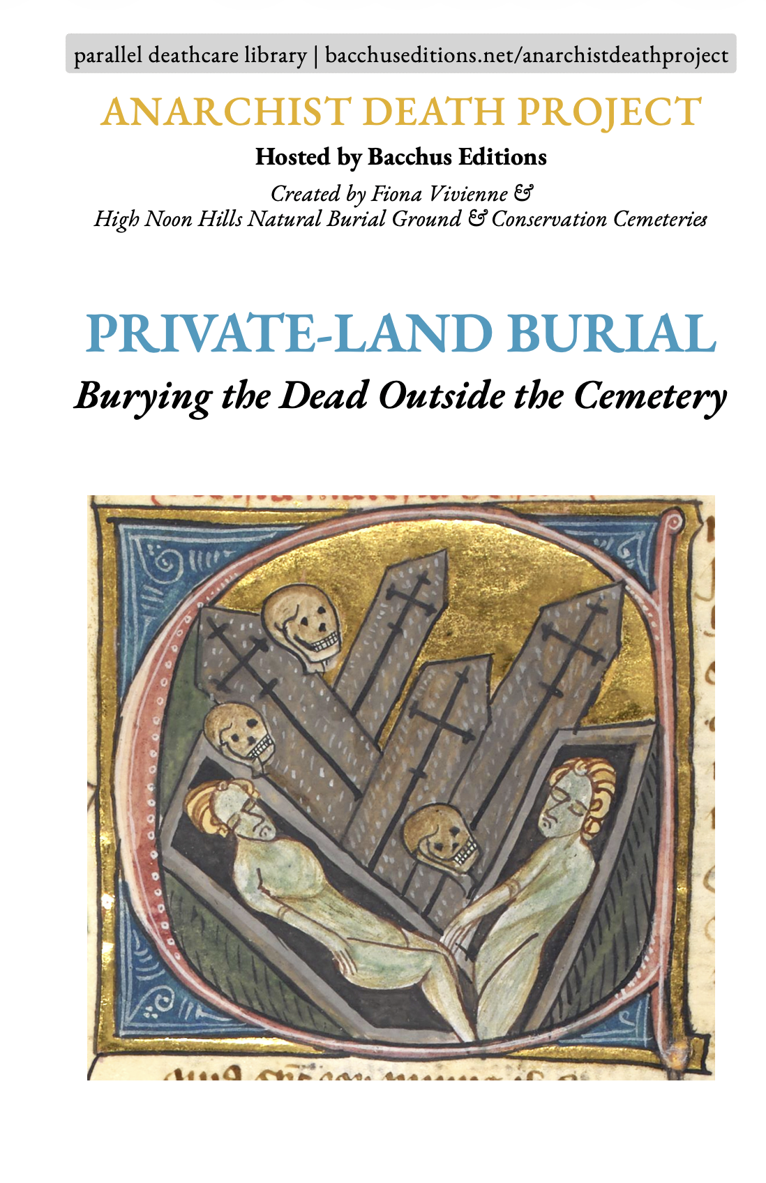 Private-Land Burial;  Burying the Dead Outside the Cemetery