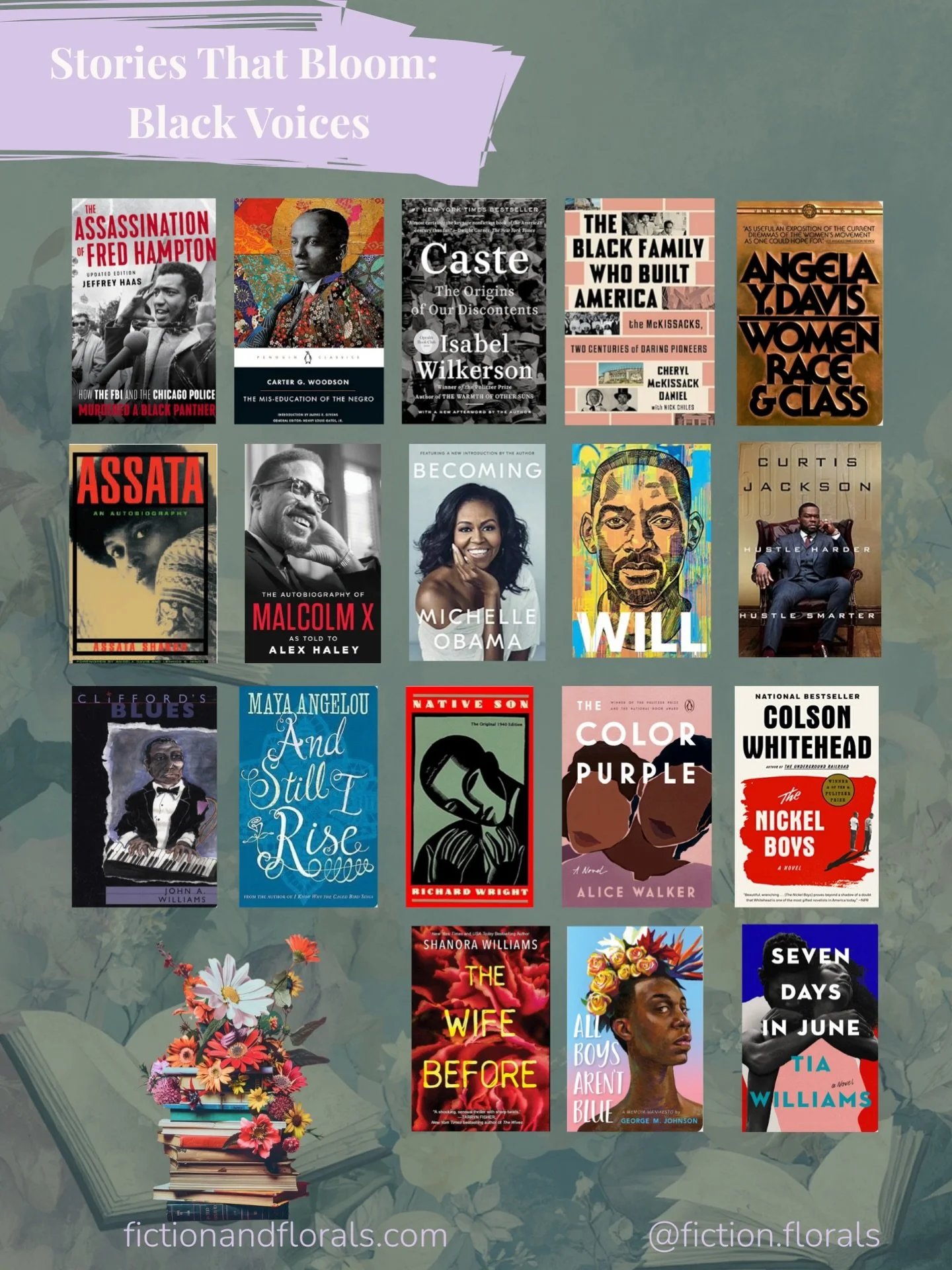 Stories that bloom louder. 

Black voices are not a genre. They are the foundation. The archive. The blueprint. The revolution. The love story. The truth-telling.

From memoirs that shifted culture to novels that rearranged our understanding of ident