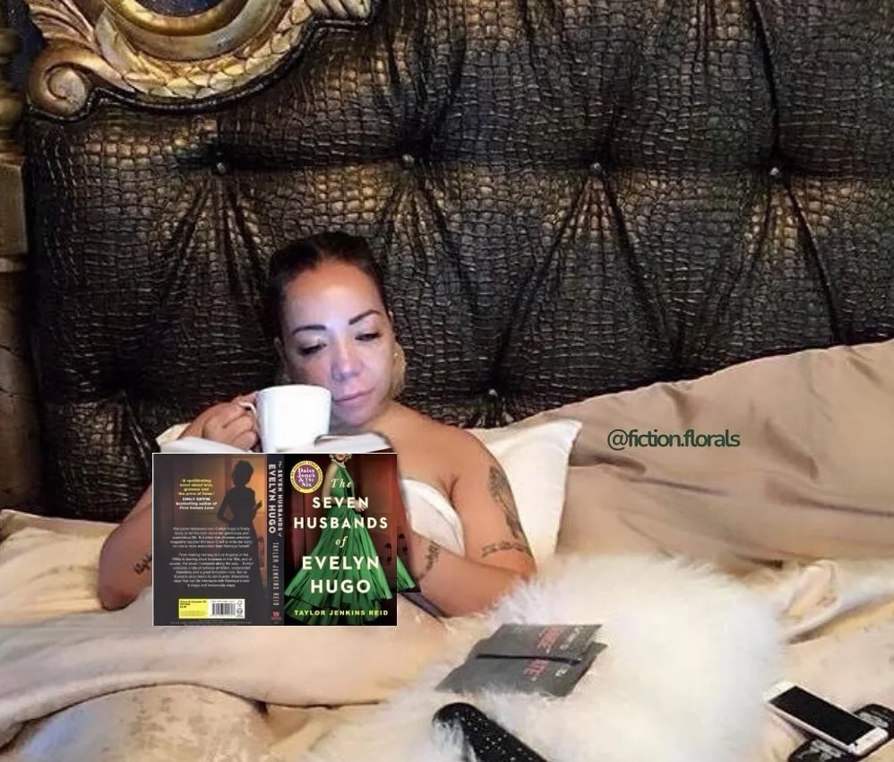 Me the second I get home: &ldquo;just one chapter&rdquo;&hellip; five chapters later still deep in The Seven Husbands of Evelyn Hugo like I don&rsquo;t have work tomorrow 📖😂

#FictionandFlorals #PetalandPages #Bookstagram #BookLovers