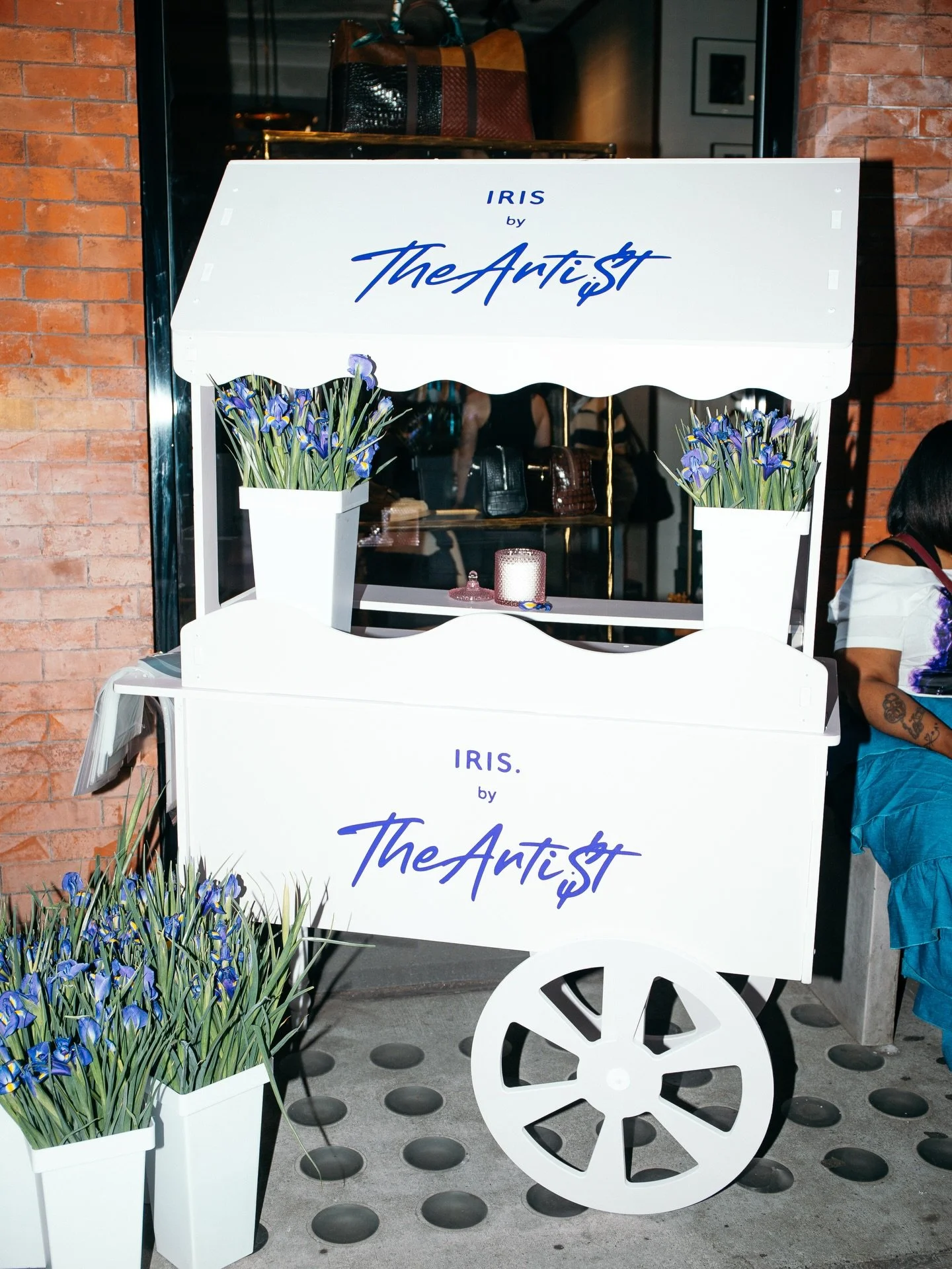 Last week, we debuted our new Bloom Cart at @thefcknartist launch event at Marc Nolan and baby&hellip; she looked good.

A huge thank you to @famewilliams_ for bringing Fiction &amp; Florals into the mix. We had the best time showing out, setting the