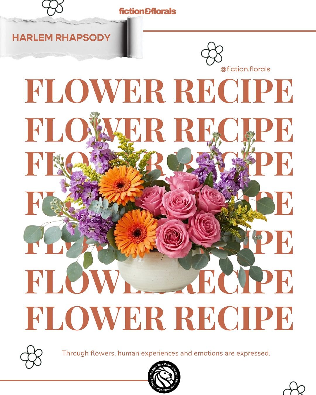 Inspired by the vibrant, soulful energy of Victoria Christopher Murray&rsquo;s Harlem Rhapsody, I&rsquo;ve &ldquo;bottled&rdquo; the spirit of 1920s Harlem into a floral arrangement. This is a tribute to the Jazz Age, secret gin joints, and the resil
