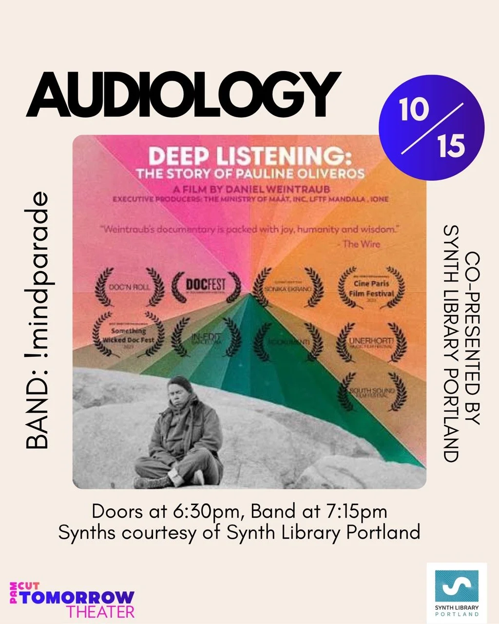 SLP &amp; PAM CUT Present /// Deep Listening: The Story Of Pauline Oliveros 