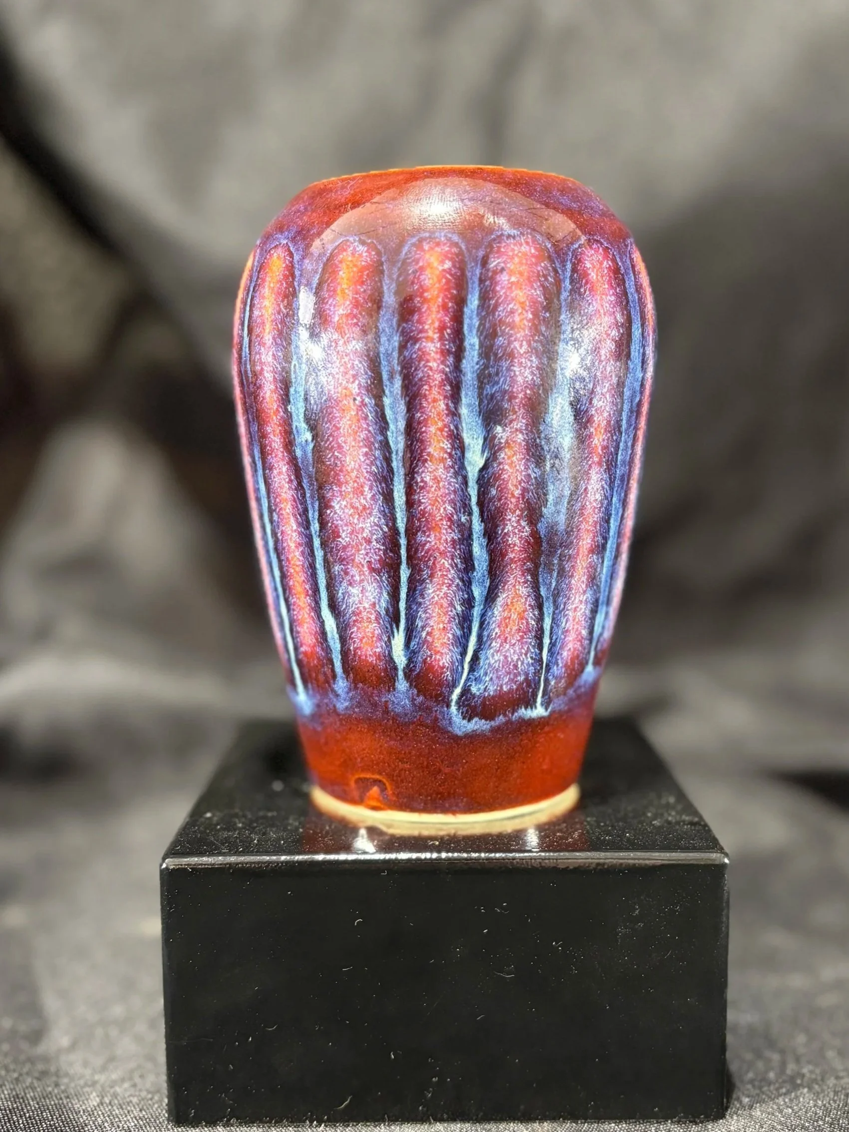 Small stoneware vase