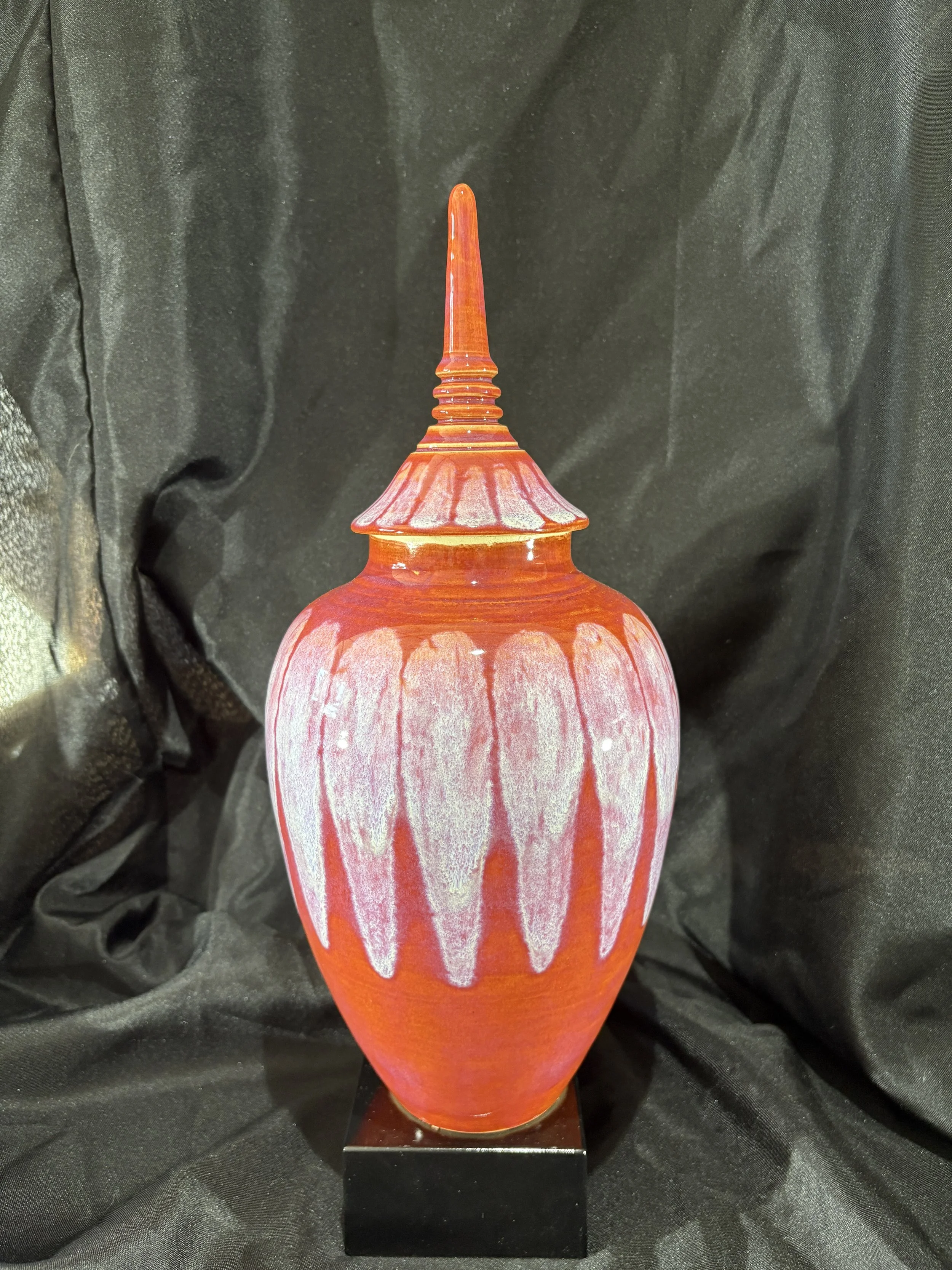 Stoneware jar