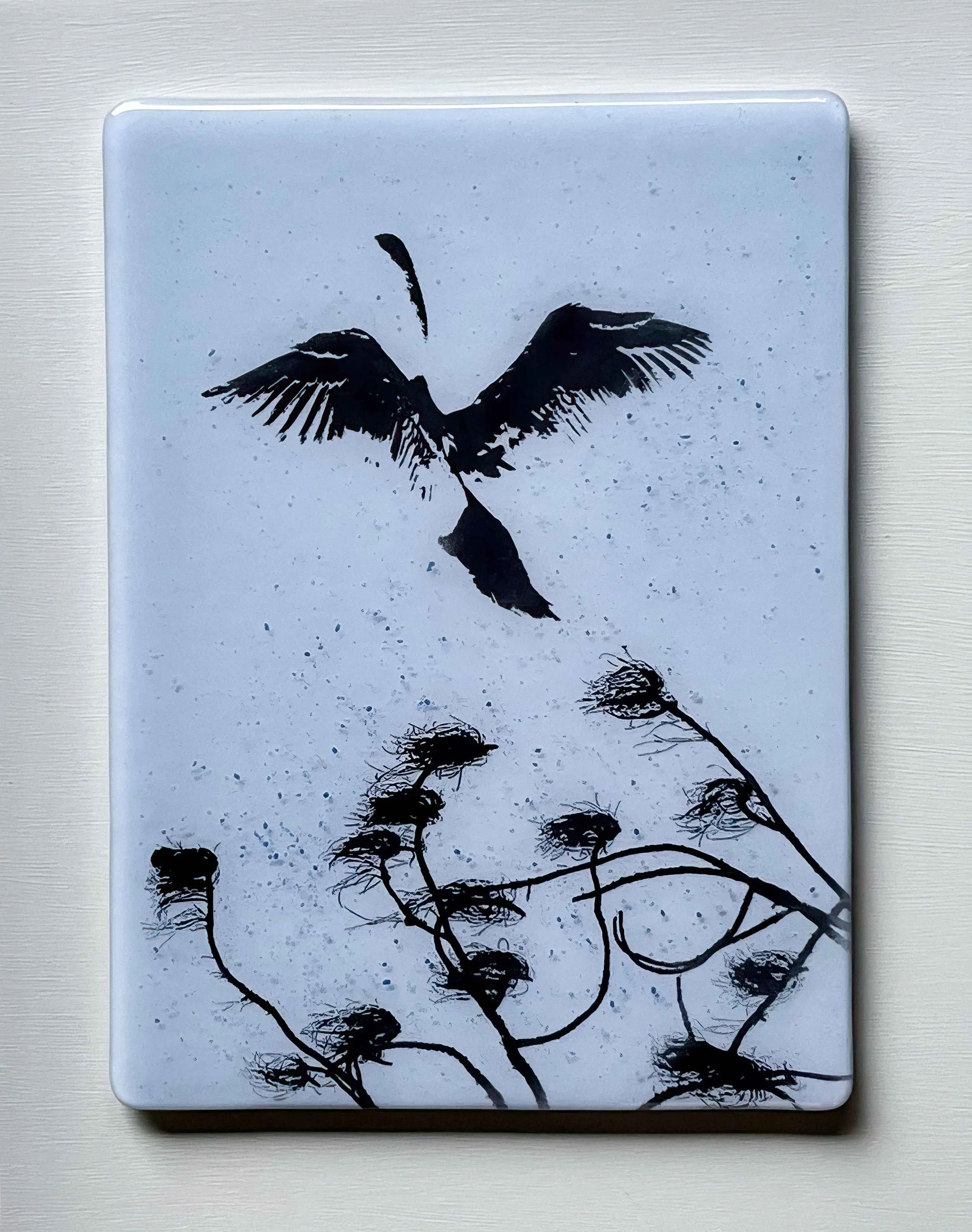 "Enchantment", fused glass,