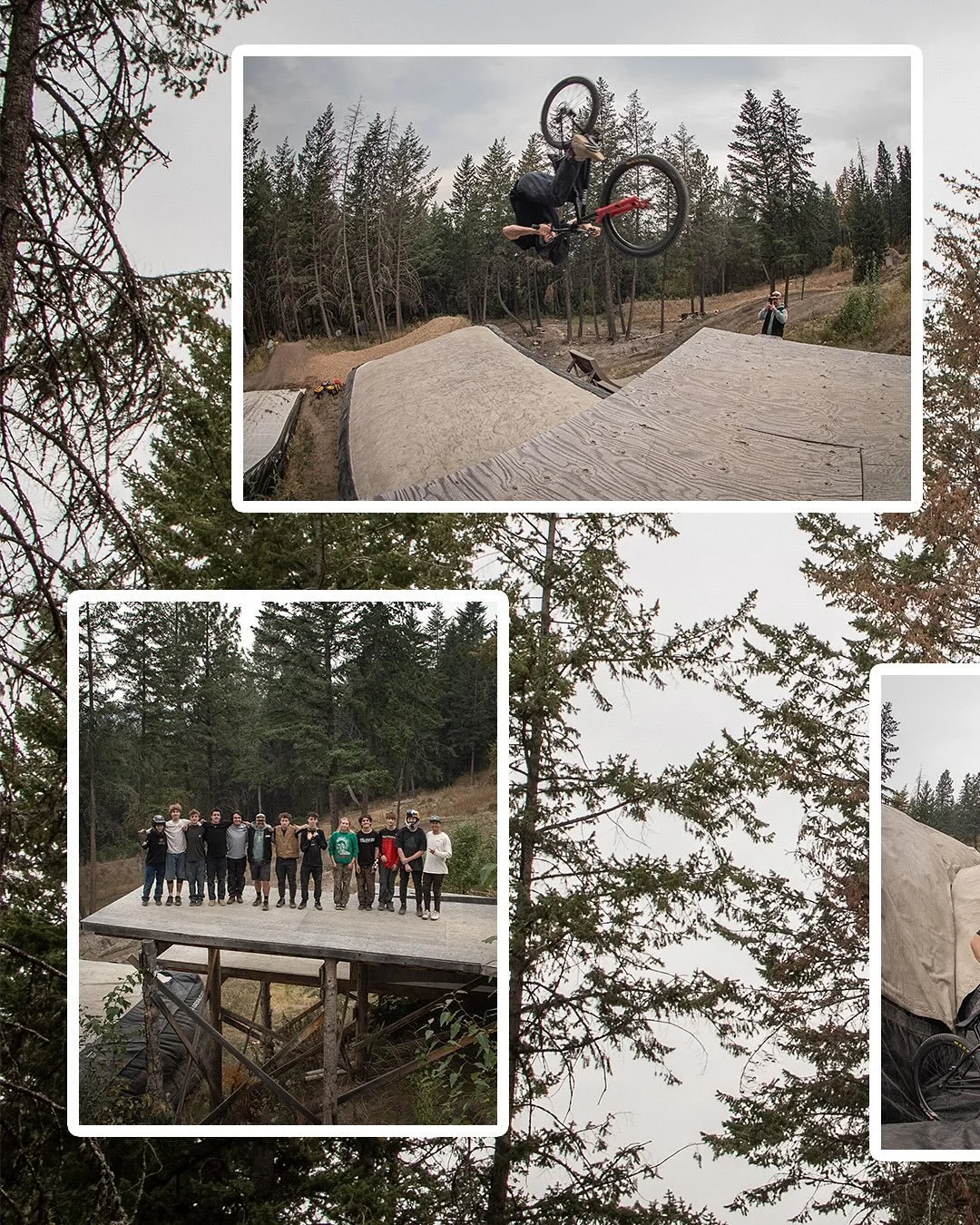 We had an amazing opportunity to ride with @BrettRheeder at his facility in BC, Canada yesterday 🙌🏻 The jumps, flat drops, mulch landing, and airbags allowed for so much progression to happen very quickly, not to mentioned the tips from @BrettRheed
