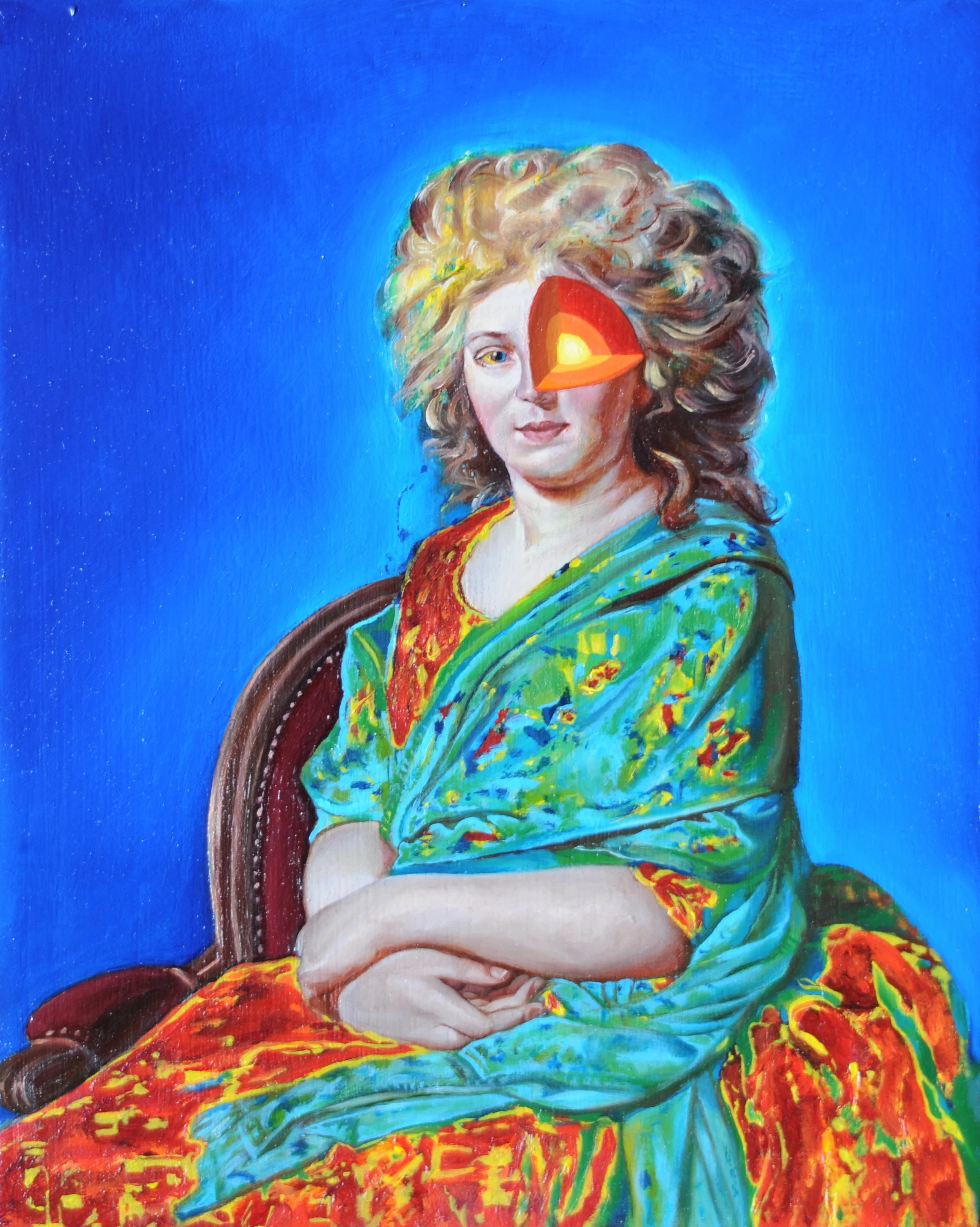 Core: After Jacques-Louis David's "Portrait of Anne Marie Louise Thelusson, Countess of Sorcy" (1790)

Oil on wooden panel
8" x 10"
2015

*Sold*