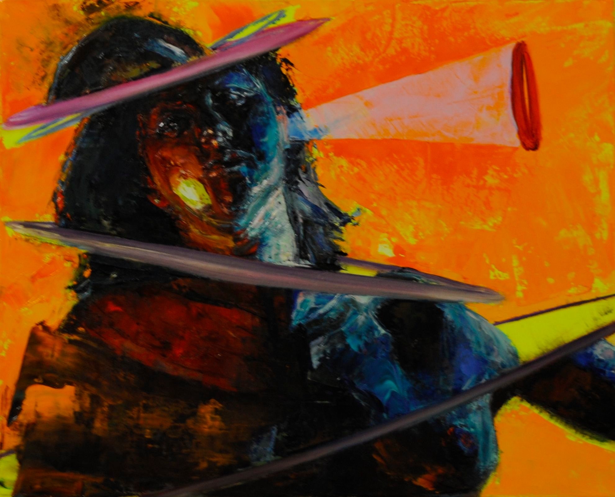 Shifting in Orange

Oil and acrylic on canvas
17.5" x 21.5"
2012