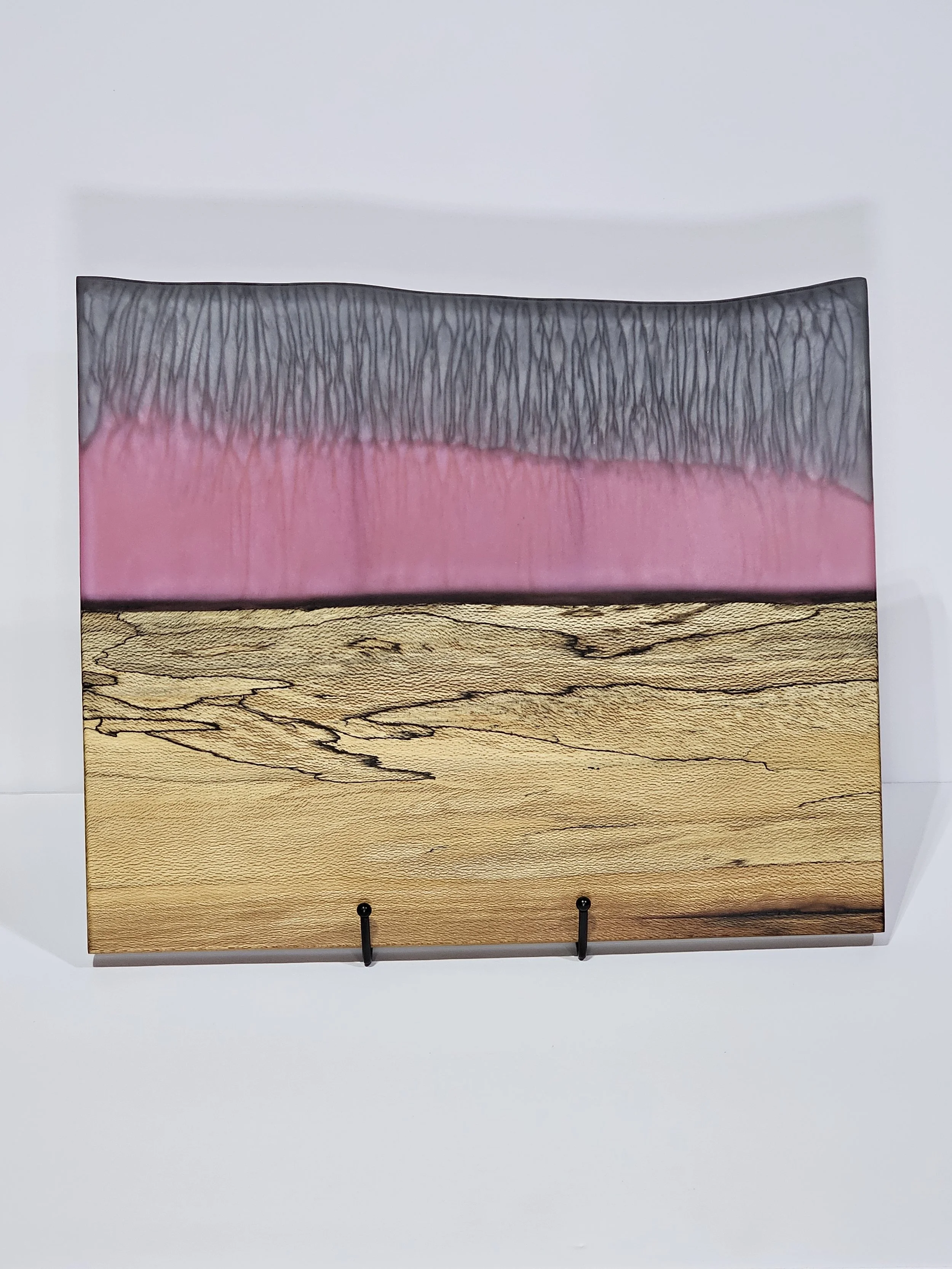 Pink/Grey Resin with Spalted Sycamore