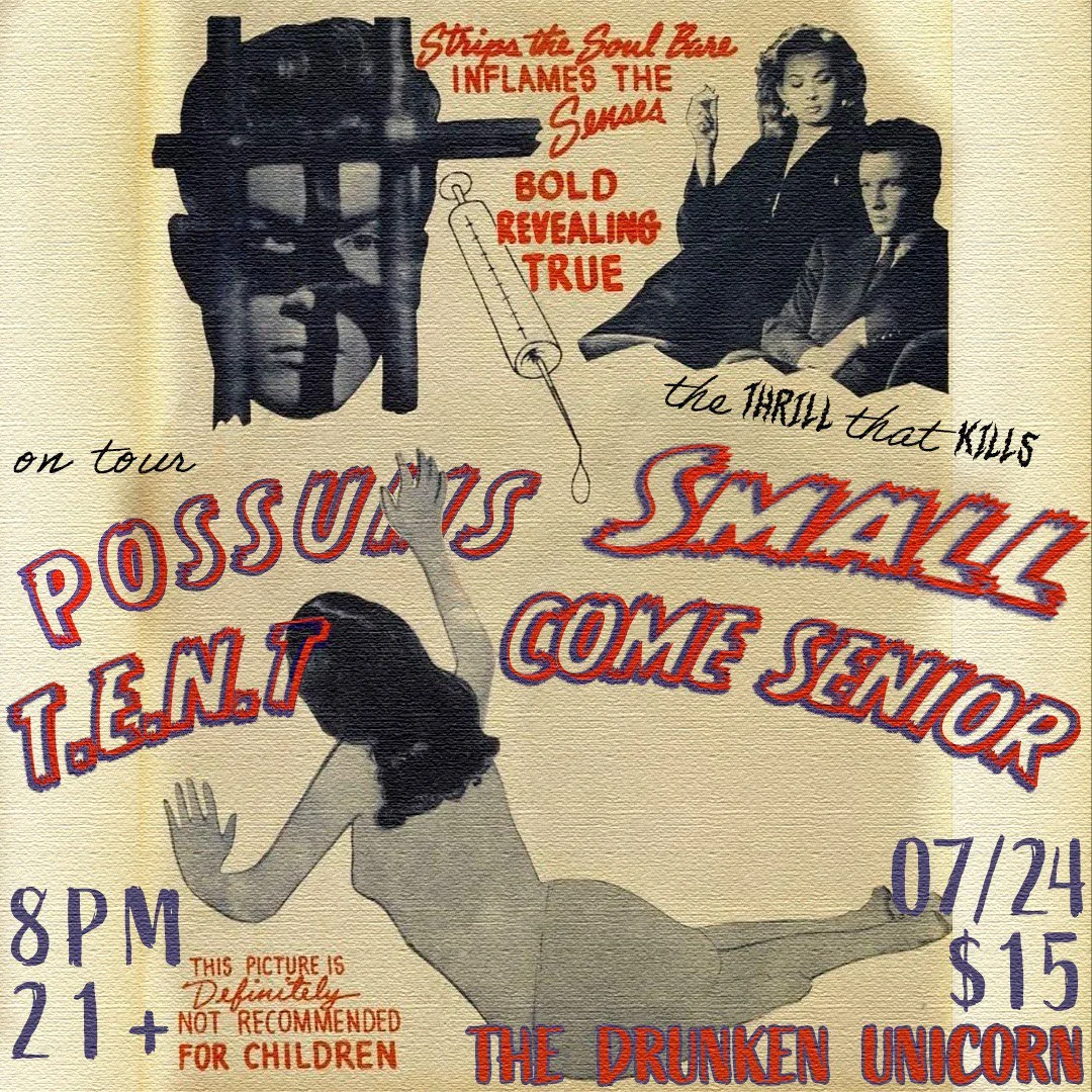 Small, Possums, Come Senior, TENT