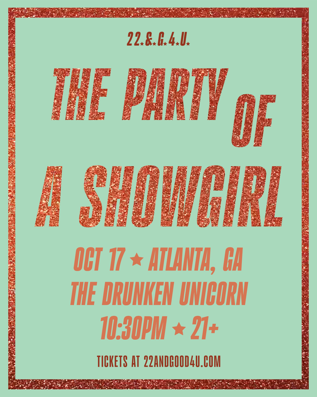 THE PARTY OF A SHOWGIRL