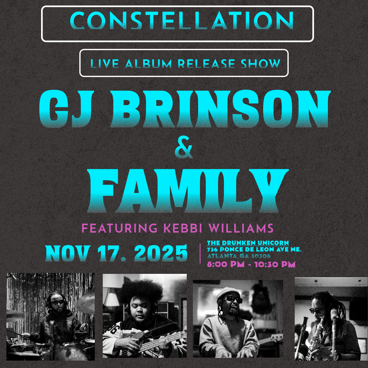 POSTPONED: CJ Brinson &amp; Family