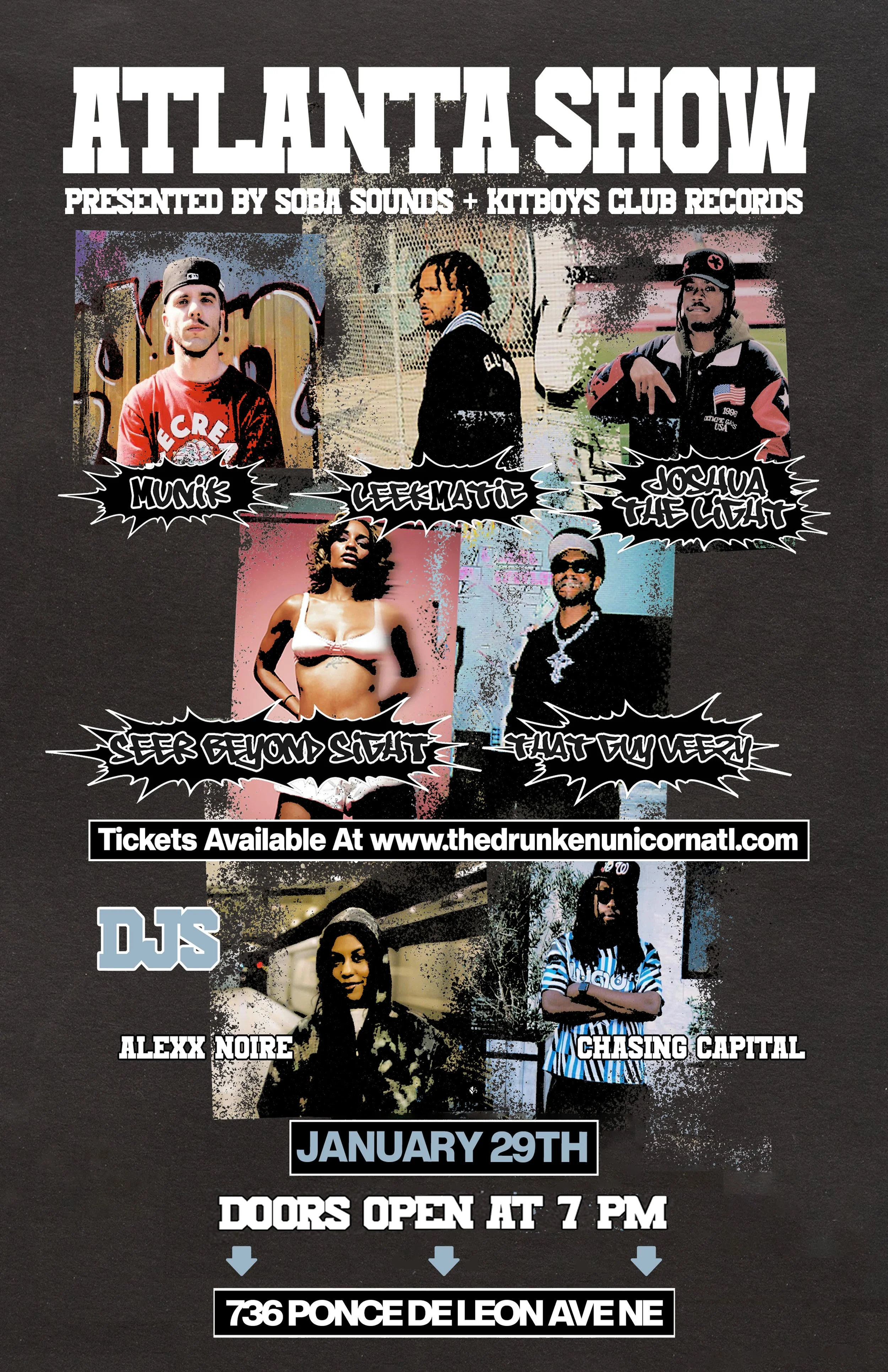 Munik, Leekmatic, Joshua The Light, Seer Beyond Sight, That Guy Veezy