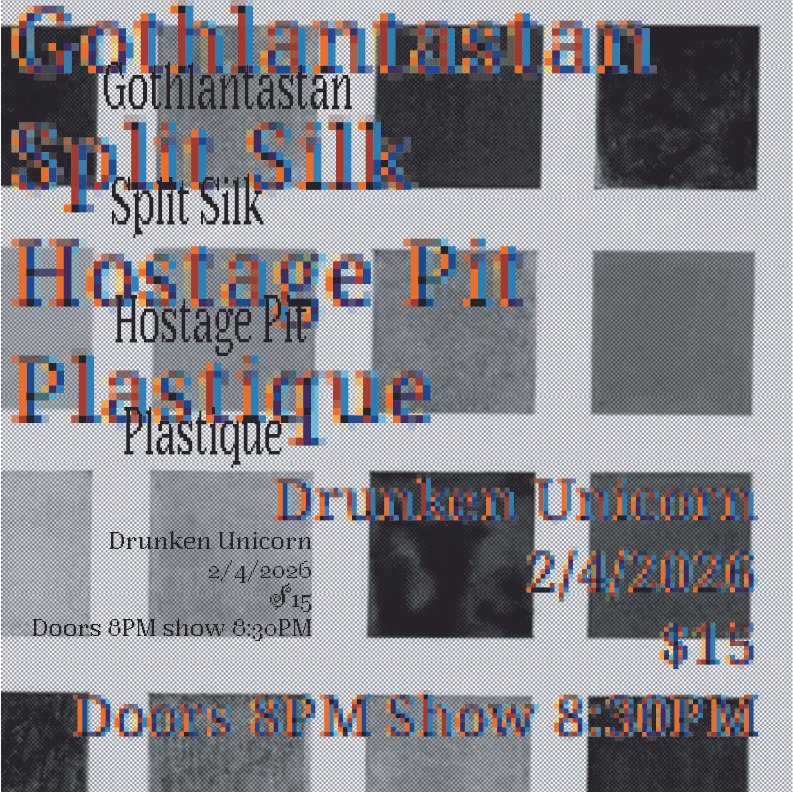 Gothlantastan, Split Silk, Hostage Pit, Plastique