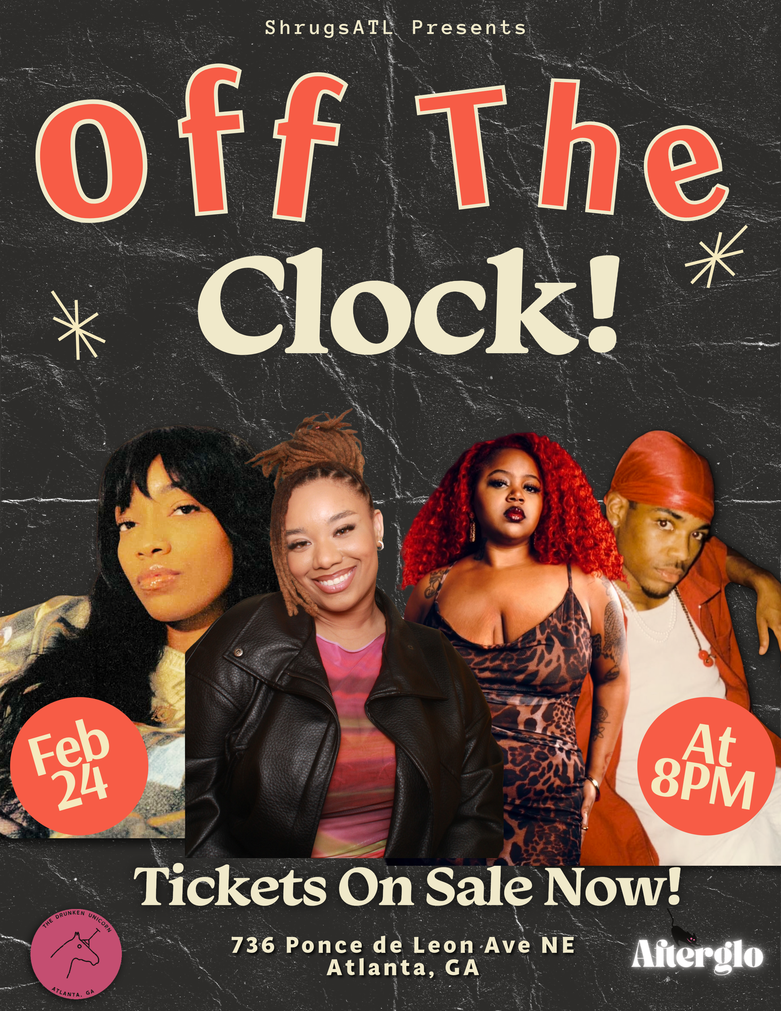 SHRUGSATL Presents... OFF THE CLOCK! Music by CLEOTRVPPV, FONDERRRR, PG YANII, DJ Juicyy