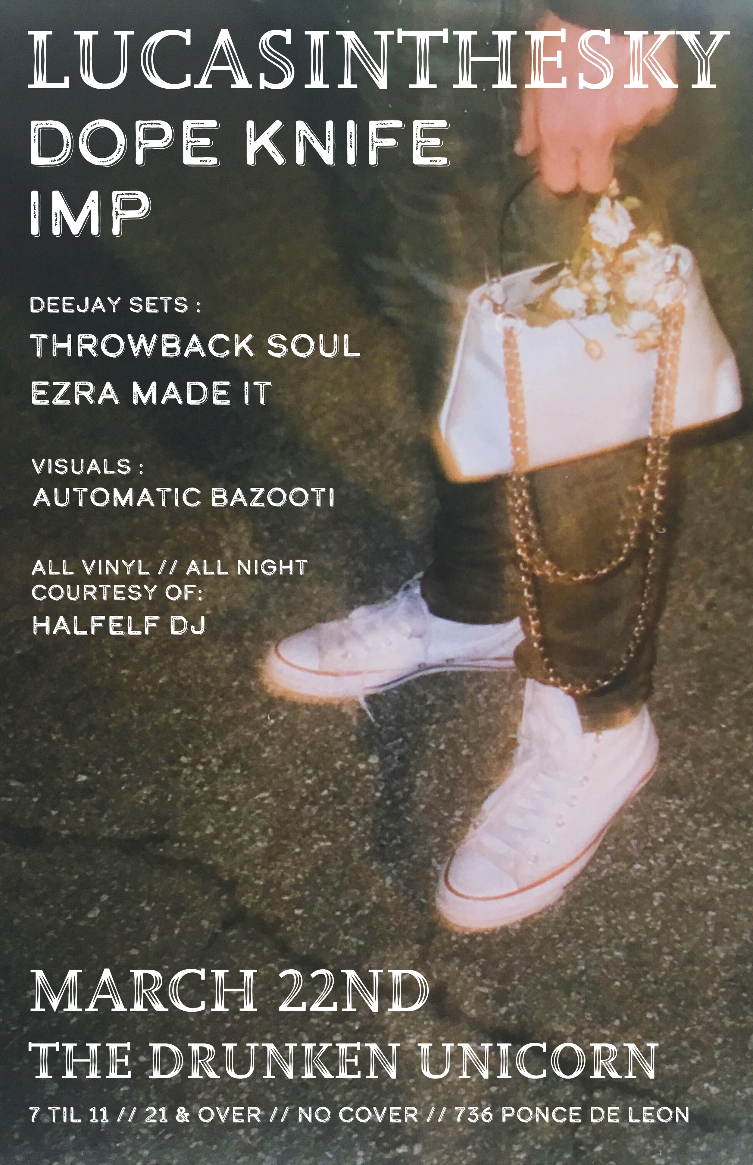 LucasintheSky, Imp, Dope Knife, Throwback Soul, Ezra Made It, Automatic Bazooti, Halfelf DJ