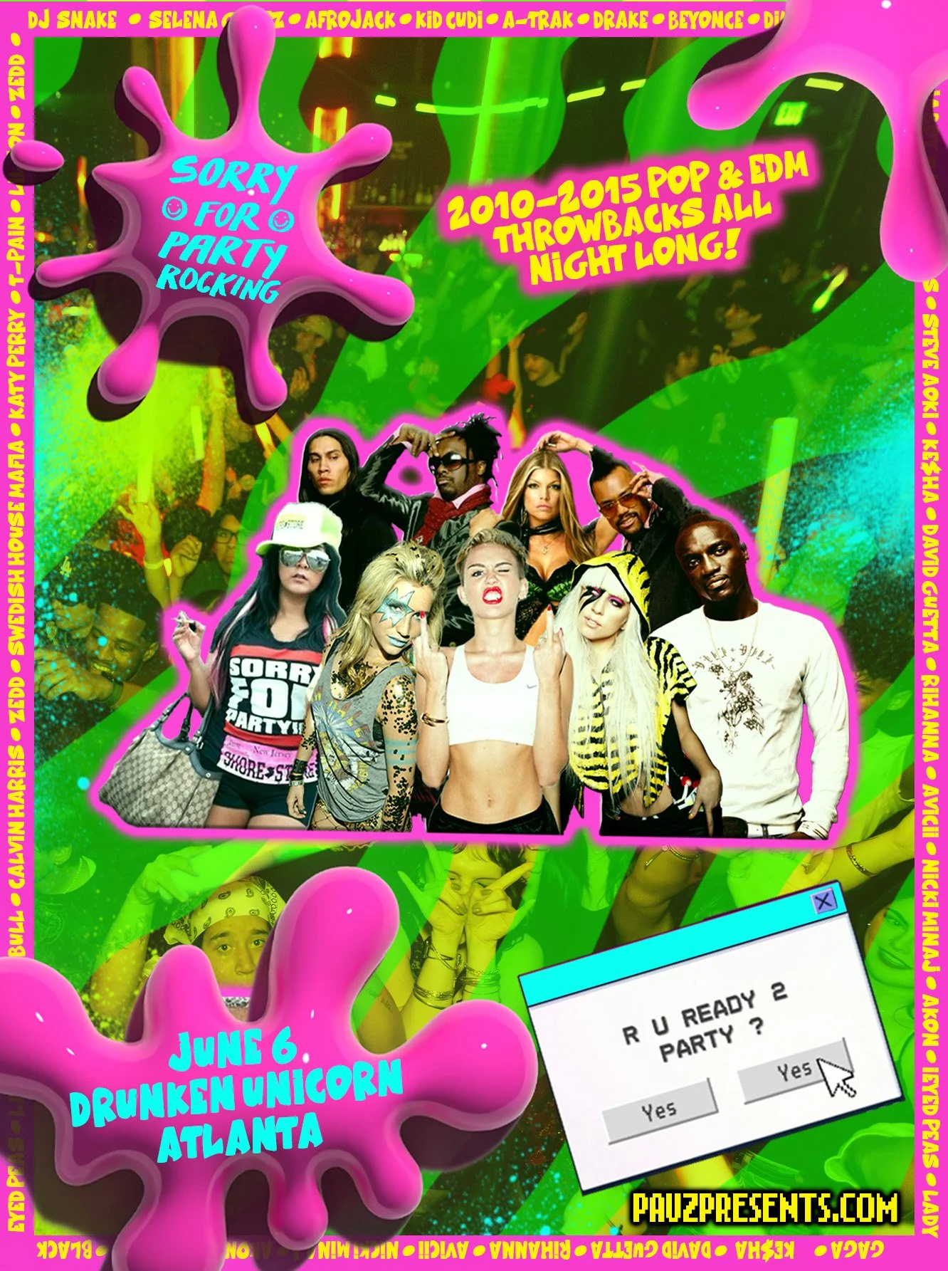 SORRY FOR PARTY ROCKING