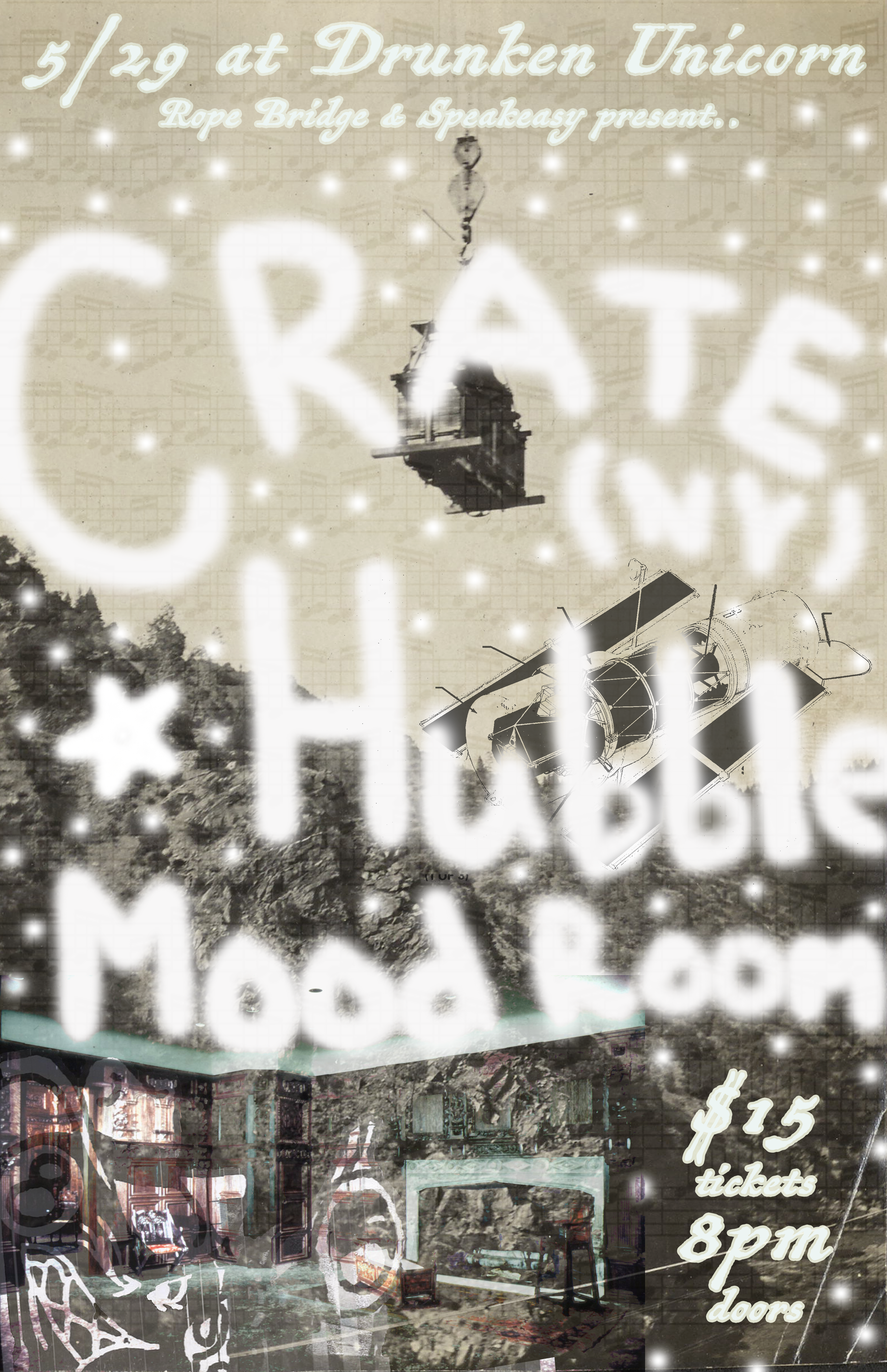 Crate, Hubble, Mood Room