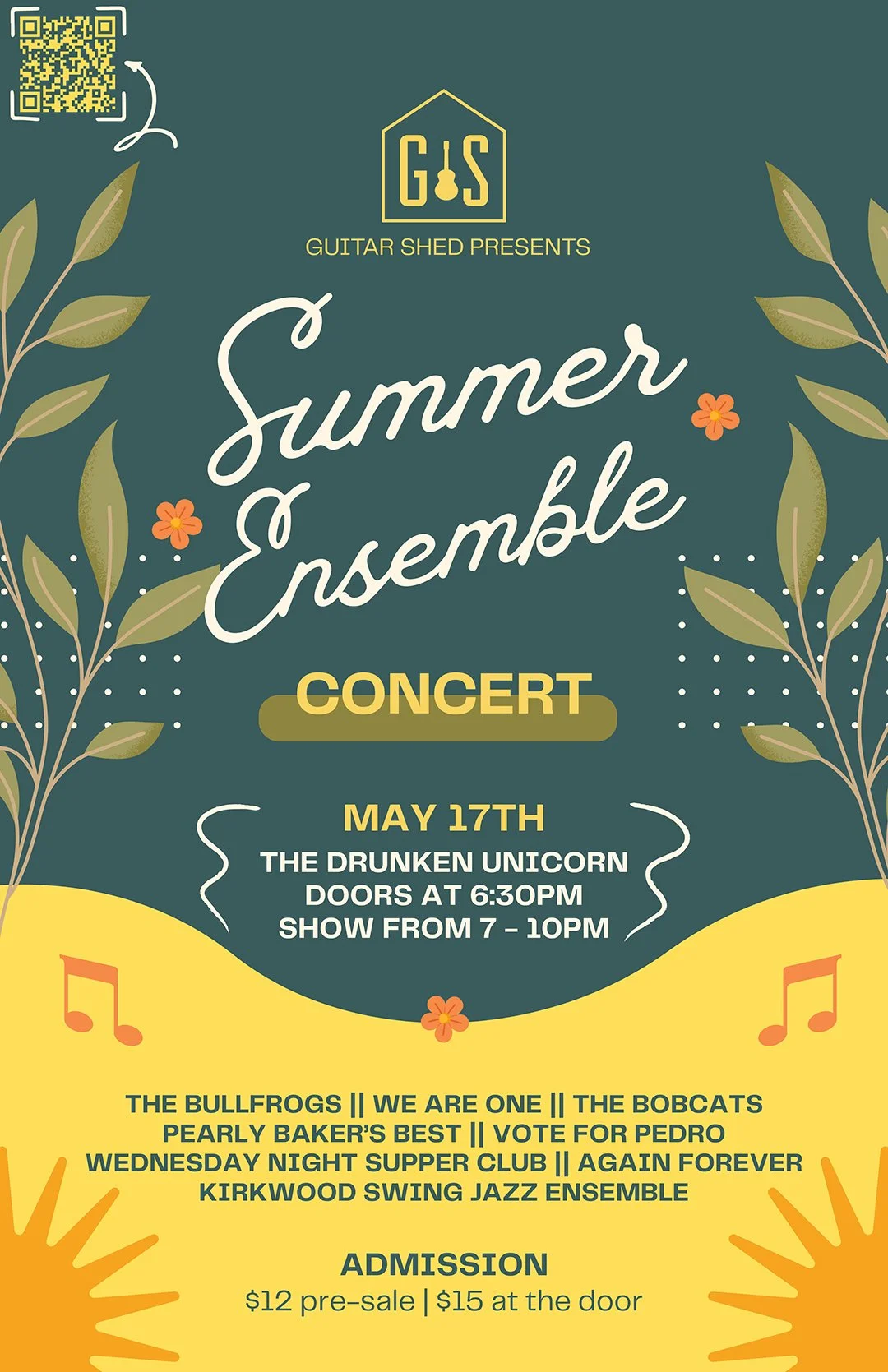 Guitar Shed 2026 Summer Ensemble Concert
