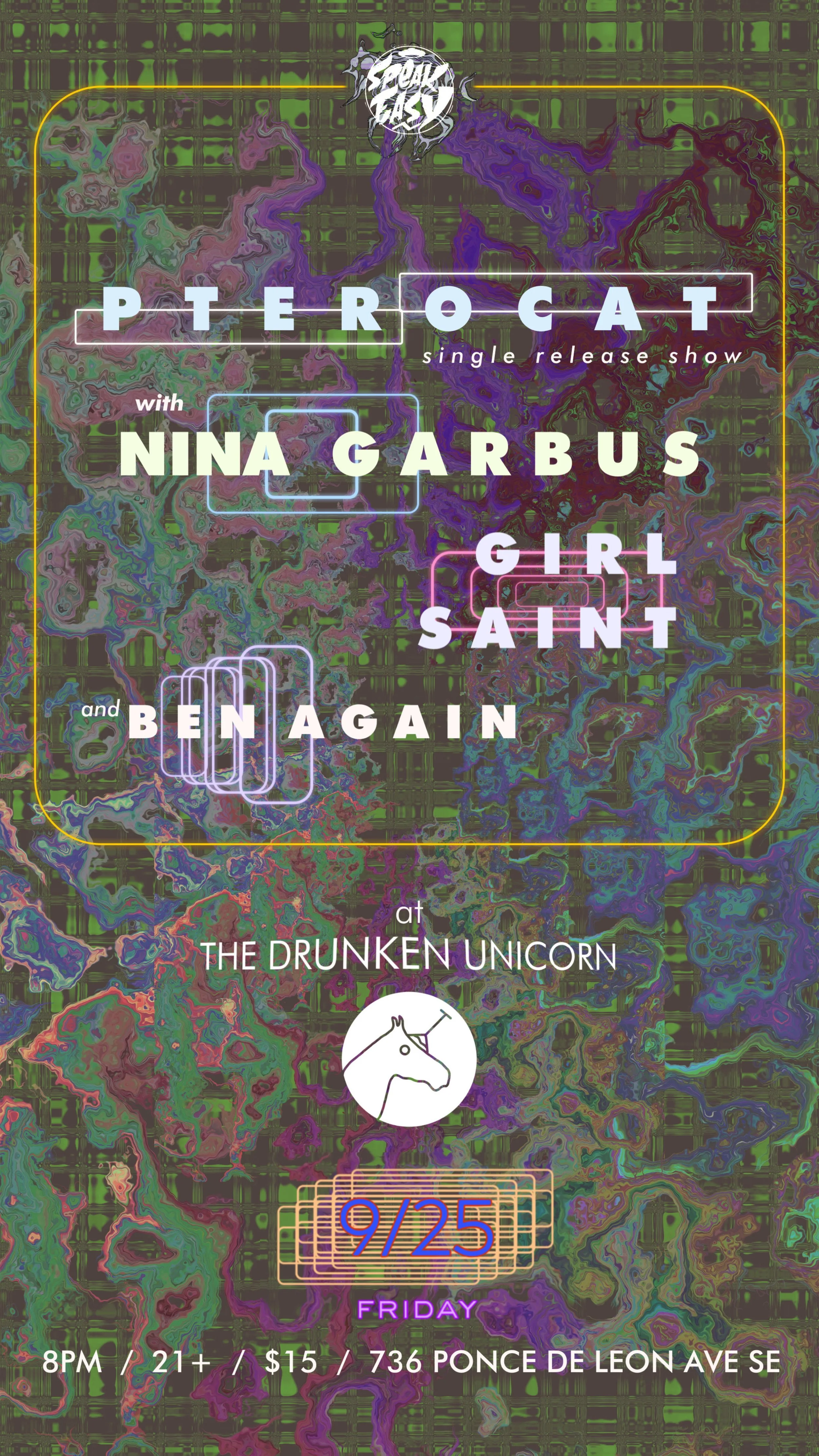 Pterocat, Nina Garbus, Girl Saint, Ben Again