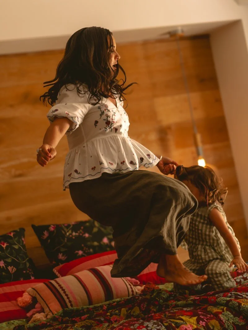 I love people who love to PLAY! This perfect trio bloody know how to play. Their home is warmth and light and laughs - utterly infectious. And I got to spend a whole Sunday morning in their orbit. Lucky me indeed!