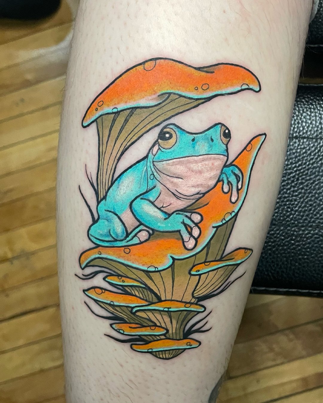 Neotraditional Tattoo Milwaukee Wisconsin Color Tattoo Isaiah North Frog Reptile.jpg