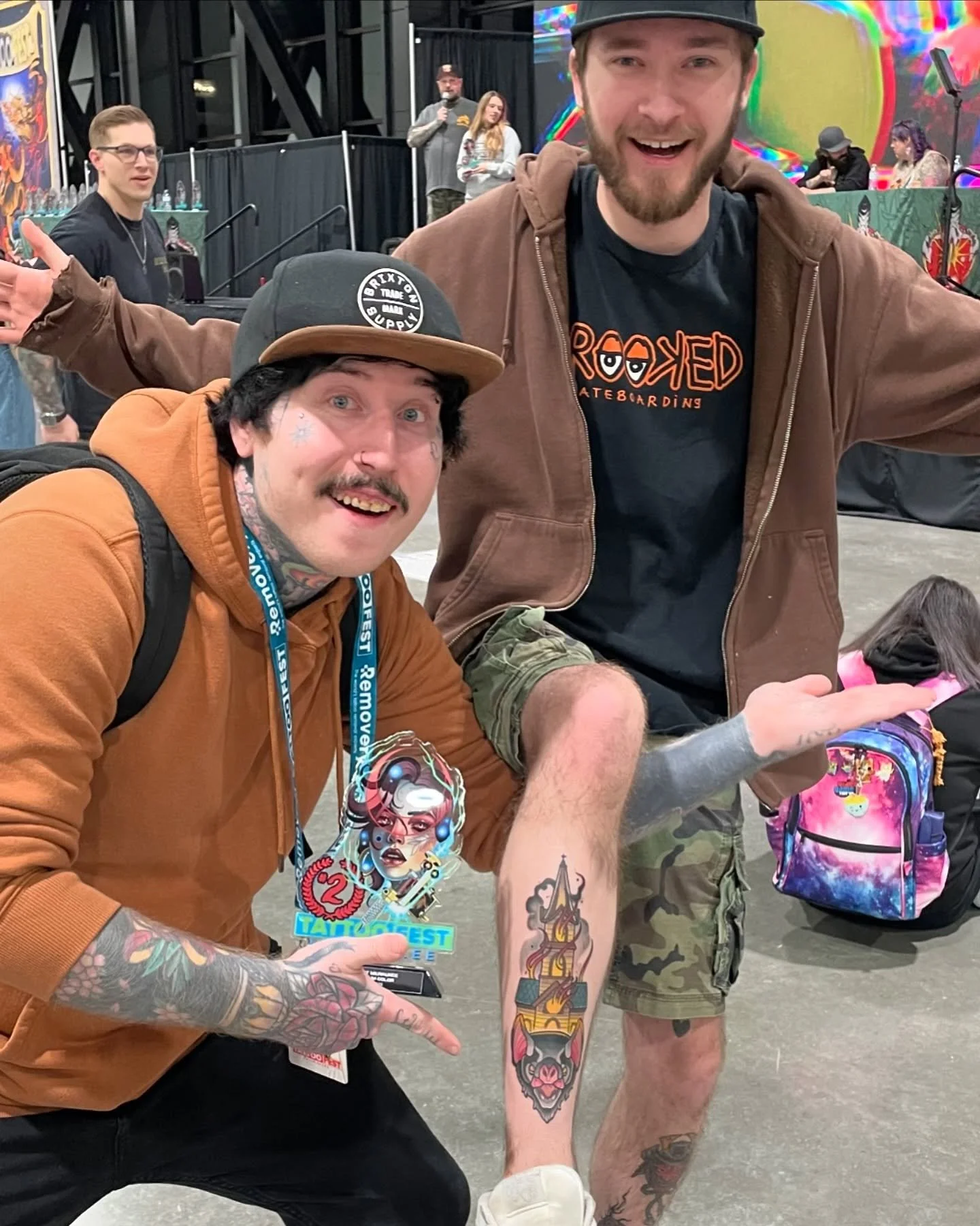 Had an awesome time at the @milwaukeetattoofestival thank you so much for everyone who came and got to check me and every talented artist out and special thanks to @ethan_place01 for being my canvas and helped me win 2nd place for medium Color 

#mil