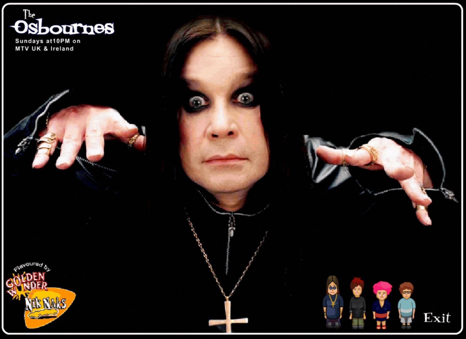 MTV The Osbournes Show Interactive Screensaver