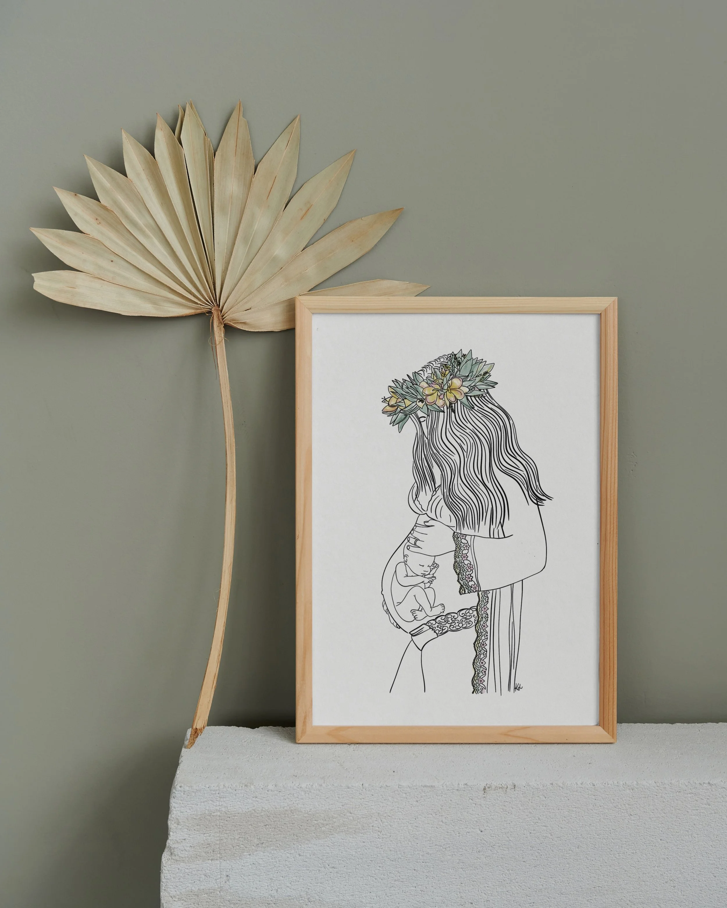 There&rsquo;s a season in life where love grows quietly, long before it&rsquo;s ever held in your arms.

This illustration was created to celebrate the beauty, strength, and anticipation of motherhood - a reminder of the incredible bond that begins b