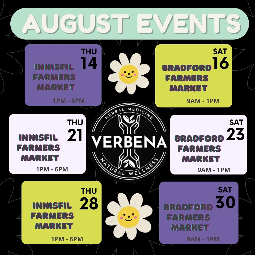 Busy month of activities ahead. Thanks to my customers for all your support. I love hearing your feedback on how my products have helped you when I see you at the @bradfordfarmersmarket and @innisfilfarmersmarket 

#herbalist
#herbalmedicine