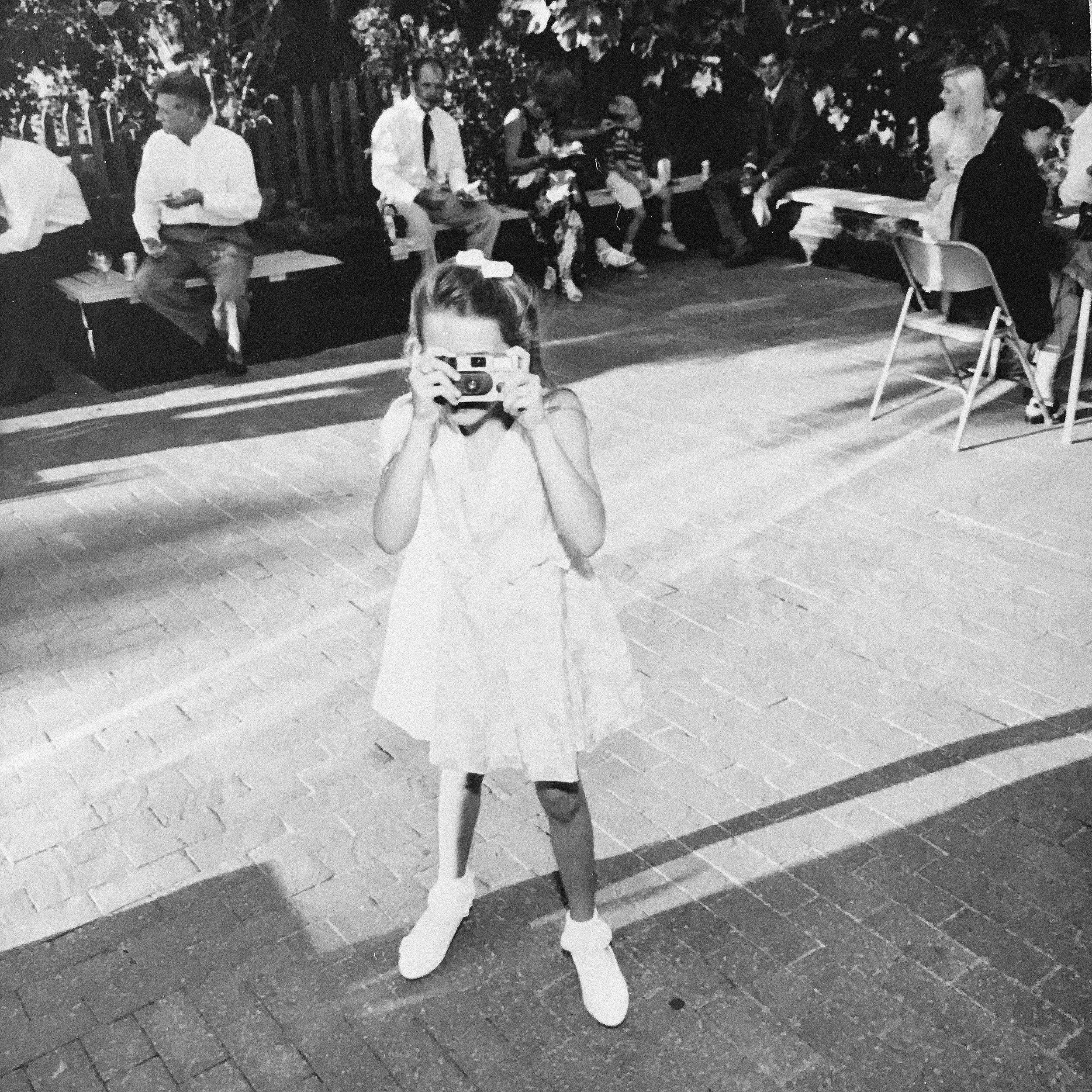 kid with camera