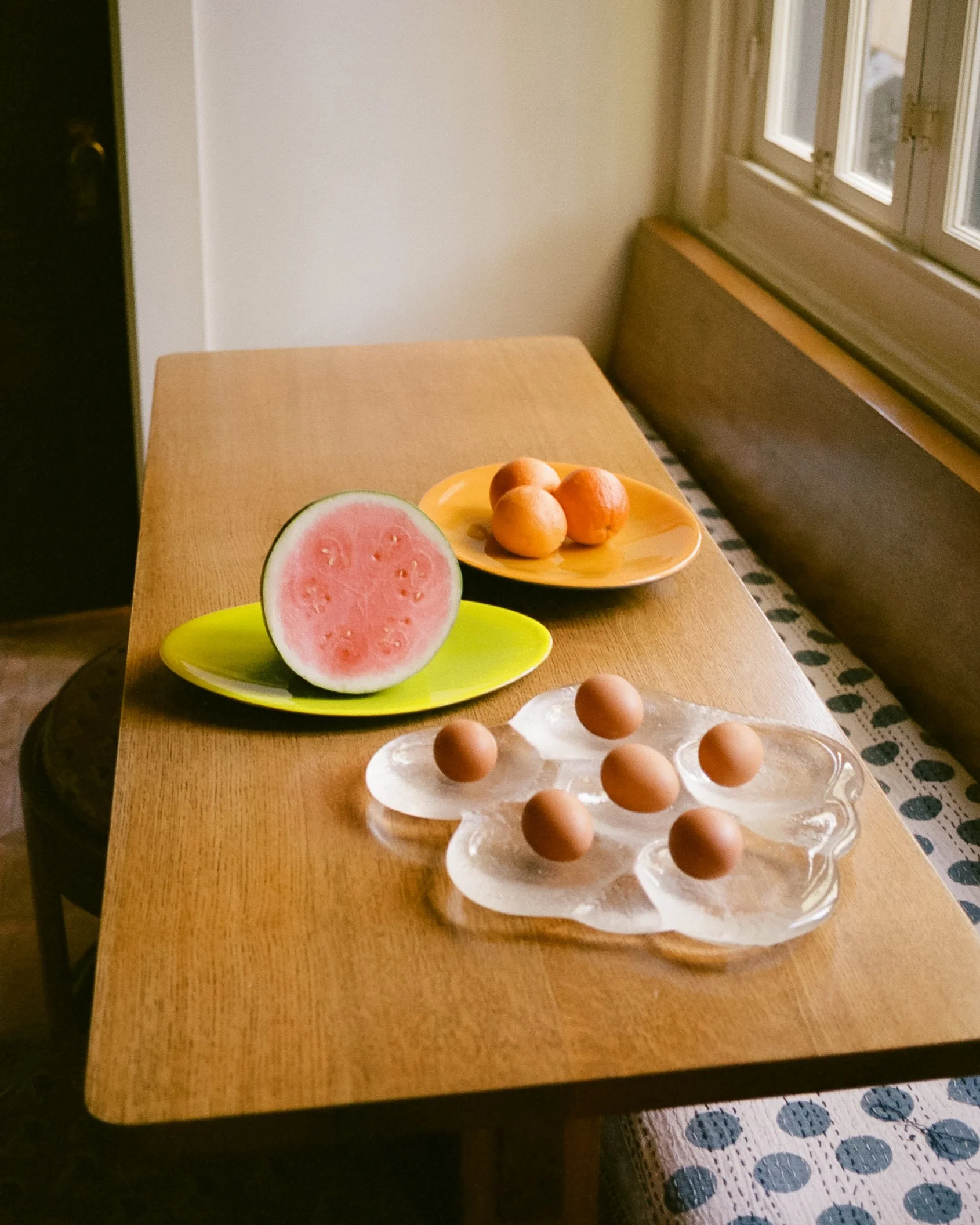 Permanent Collection Platter Project, with platters made by Cedric Mitchell and Lusia Murphy