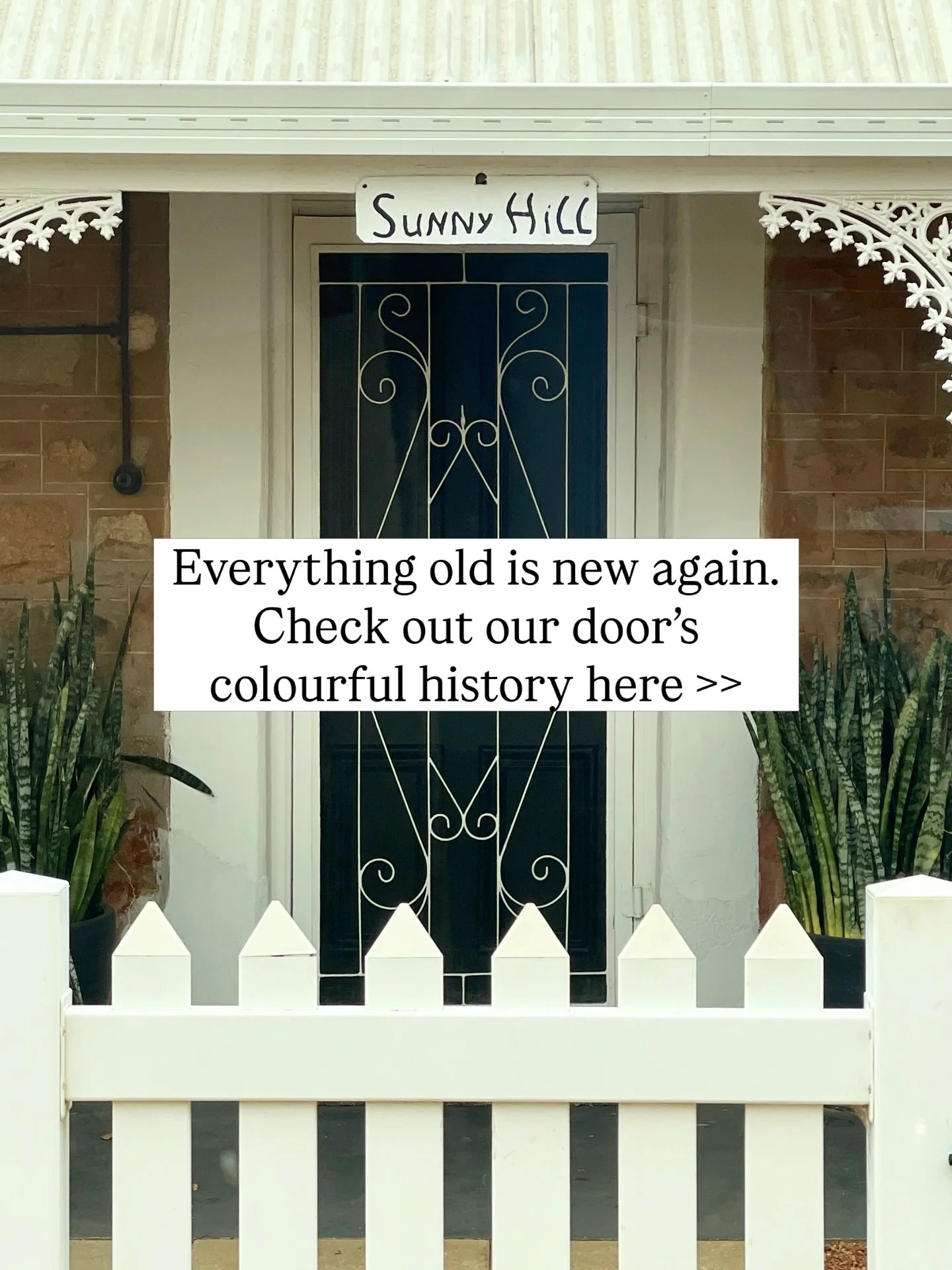 We&rsquo;ve finally given Sunny Hill&rsquo;s front door the love it deserves. 

For 156 years this door has welcomed guests but it desperately needed fixing. 

Thanks to the York Men&rsquo;s Shed for their incredible carpentry skills and for Geoff&rs