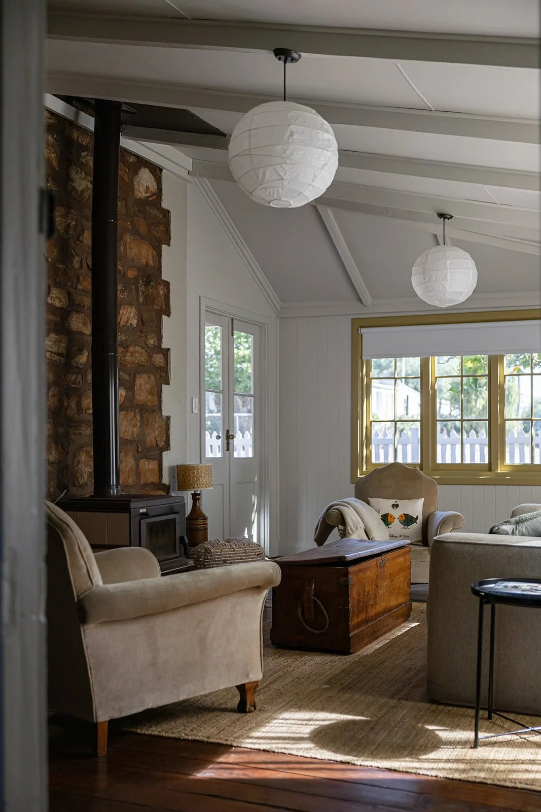 The lounge room at Sunny Hill