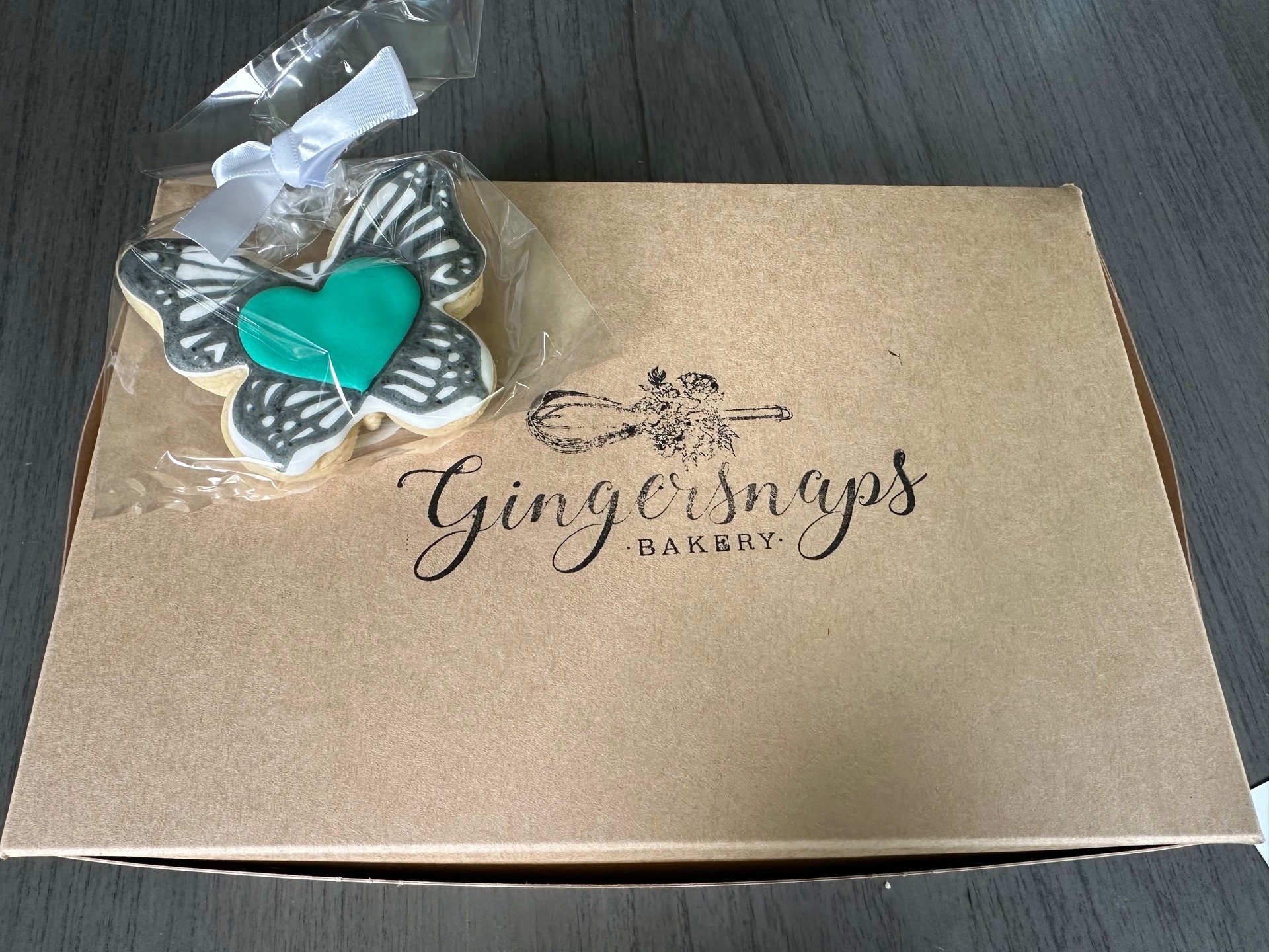 Thank you to @gingersnapsbakery_ri for the beautiful cookies they made for the Love For Liv Learning Fund Scholarship recipients. 💙🦋

#LOVEforLIV